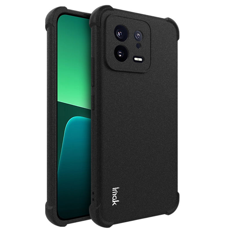 IMAK For Xiaomi 13 5G Matte Soft TPU Phone Cover Four Corners Airbag Shockproof Drop-proof Case