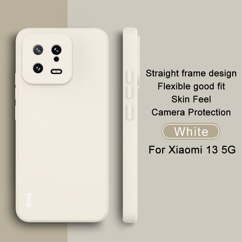IMAK UC-4 Series for Xiaomi 13 5G Straight Edge TPU Case Precise Cutout Camera Protection Anti-drop Cover