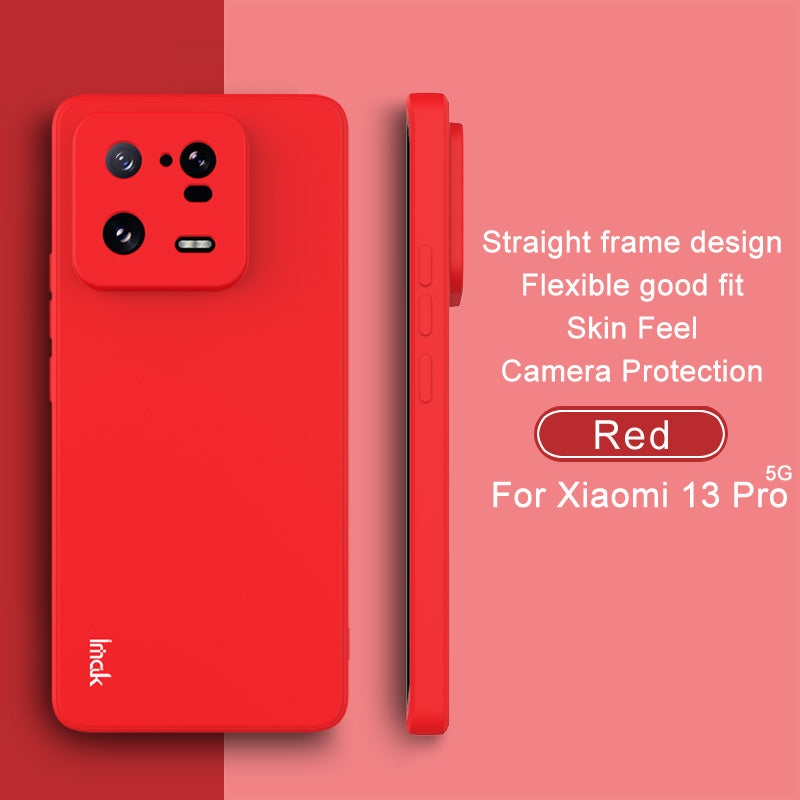 IMAK UC-4 Series for Xiaomi 13 Pro 5G Straight Edge Soft TPU Phone Case Precise Cutout Camera Protection Anti-drop Cover