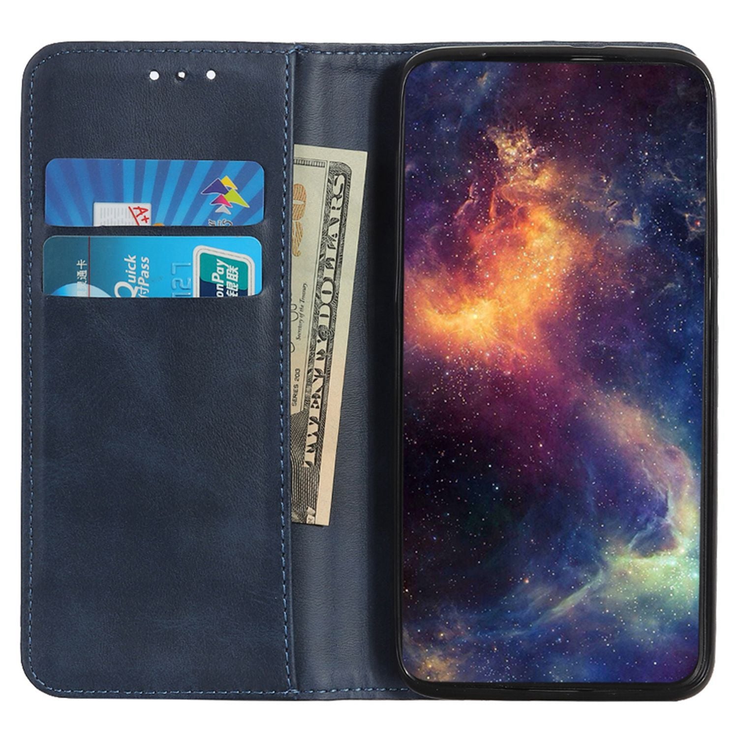 For Xiaomi 13 5G Strong Magnetic Auto Closing Mobile Phone Stand Case Split Leather Drop-proof Cover Wallet