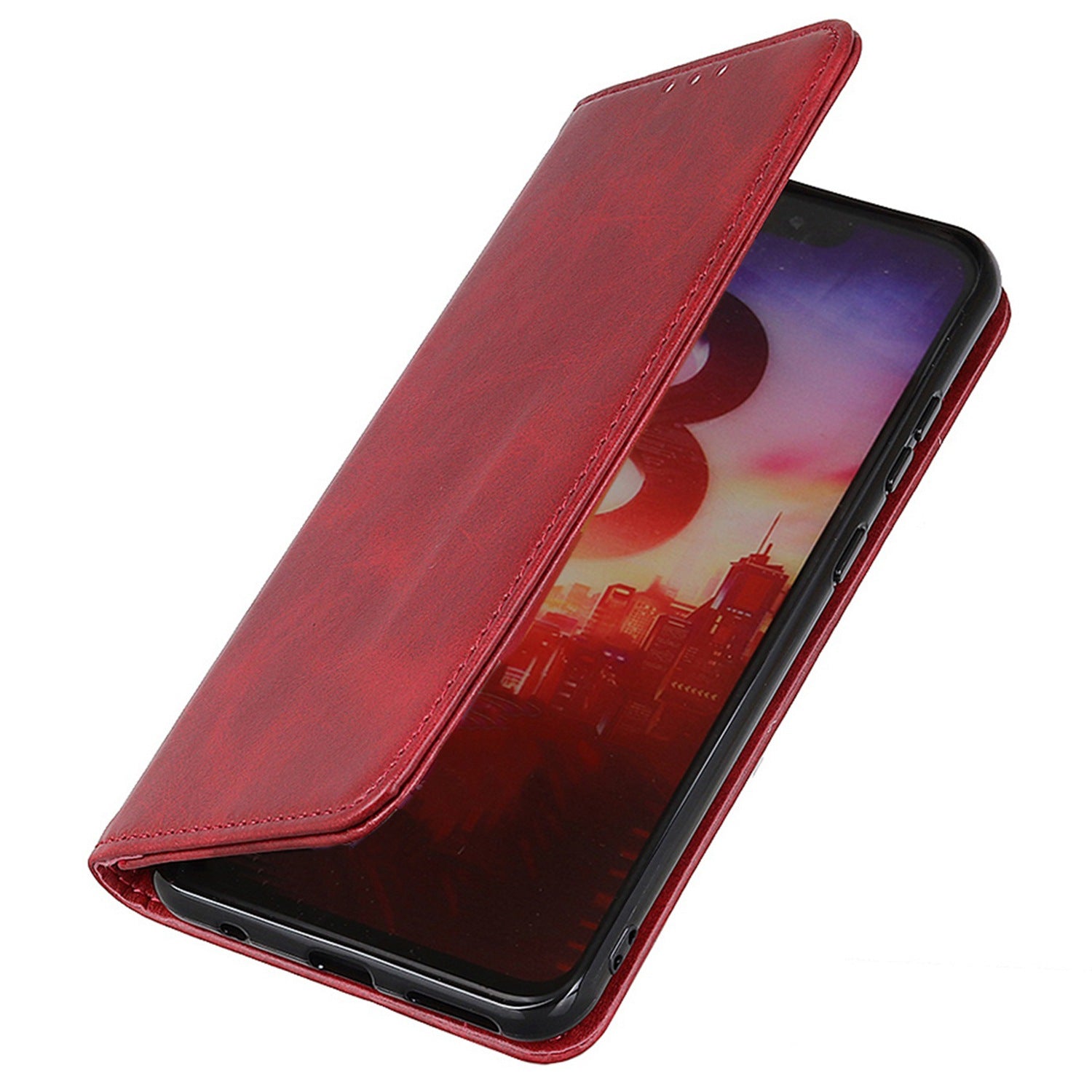 For Xiaomi 13 5G Strong Magnetic Auto Closing Mobile Phone Stand Case Split Leather Drop-proof Cover Wallet