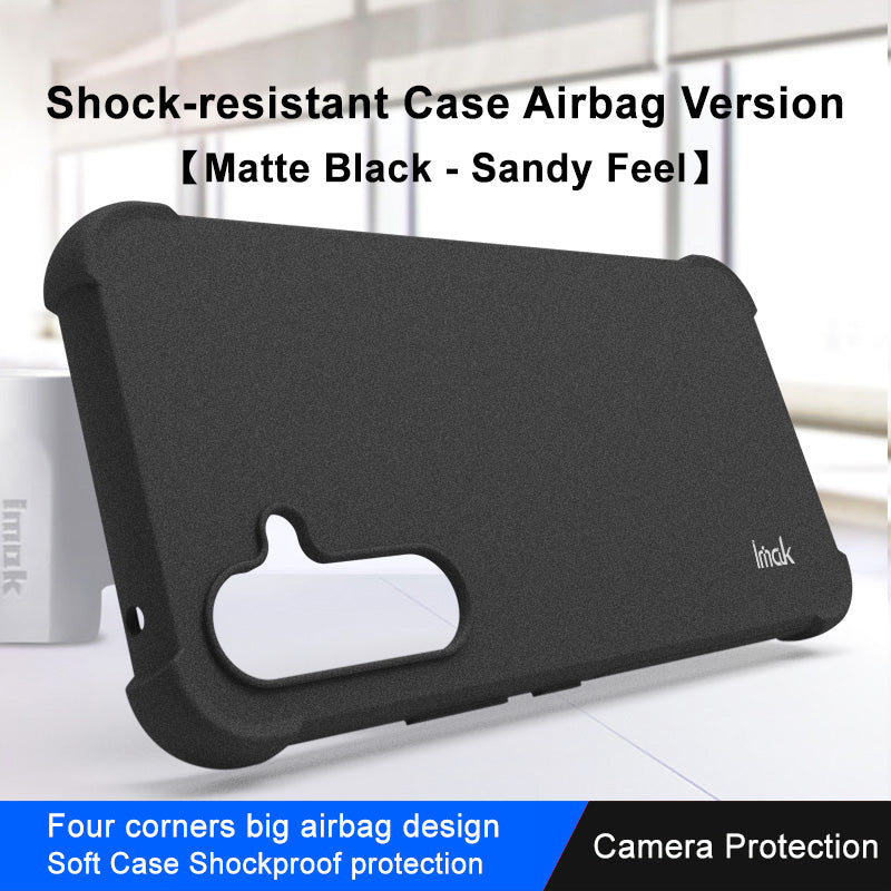IMAK For Samsung Galaxy A54 5G Four Corners Airbag Drop-proof Case Soft TPU Matte Surface Protective Cover