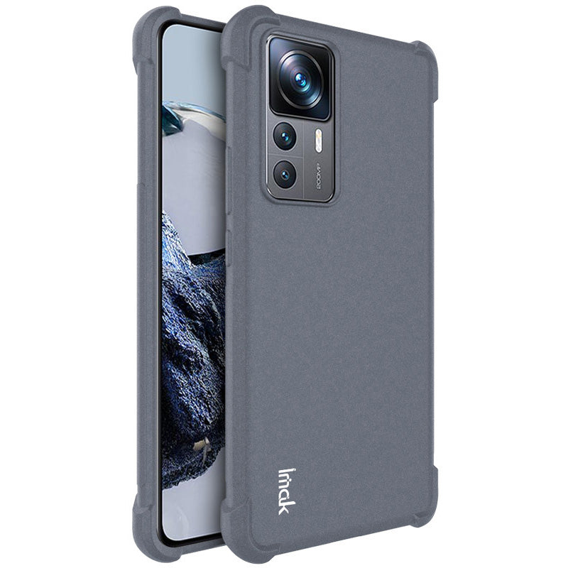 IMAK For Xiaomi 12T Pro 5G Matte TPU Phone Protective Cover Four Corners Airbag Shockproof Case