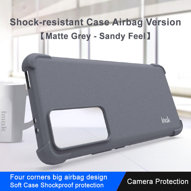 IMAK For Xiaomi 12T Pro 5G Matte TPU Phone Protective Cover Four Corners Airbag Shockproof Case