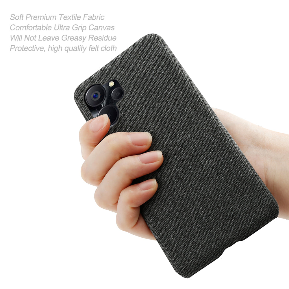 For Realme 9i 5G 10 5G Drop-proof Protective Smartphone Case Solid Color Hard PC Cloth Phone Cover