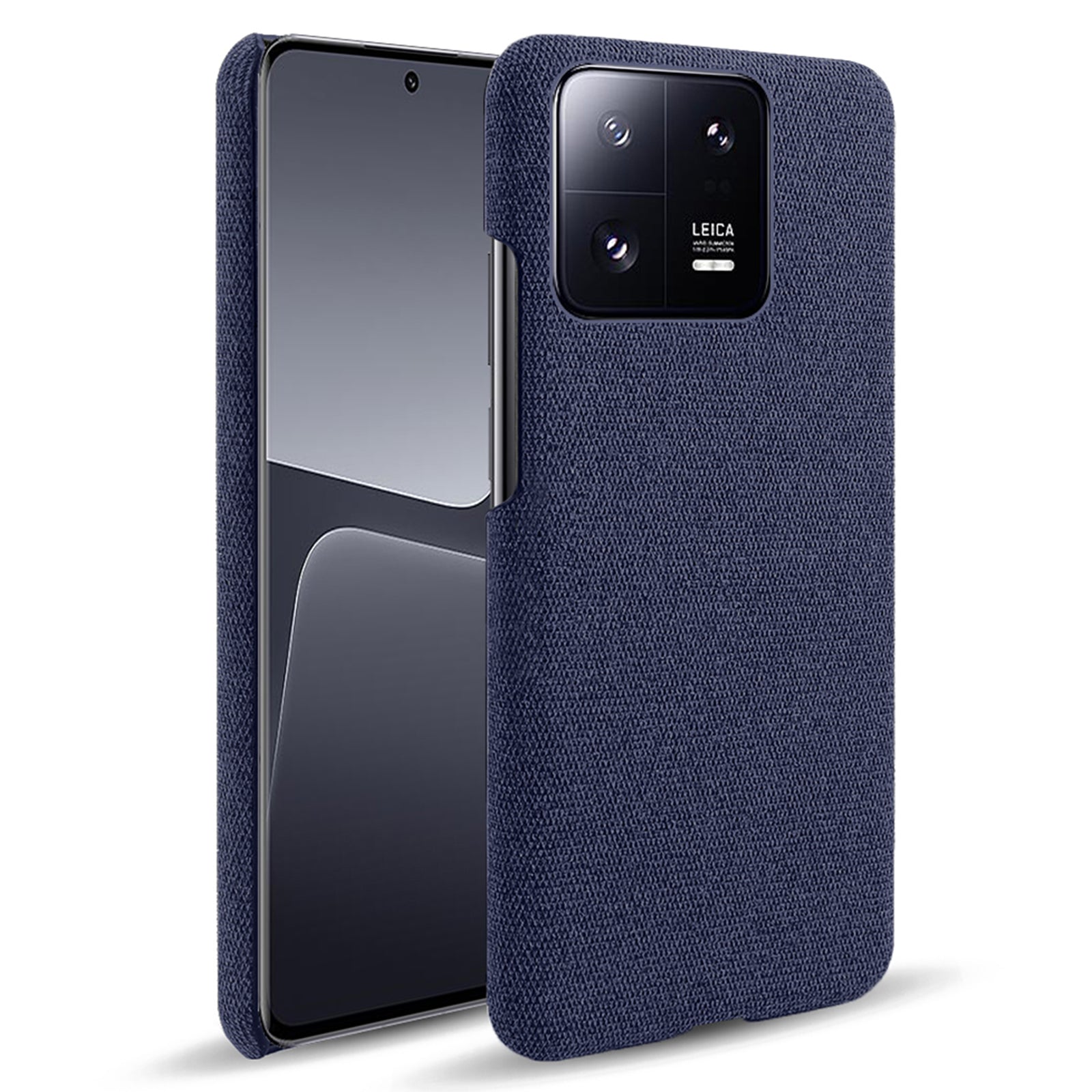 Shockproof Phone Case For Xiaomi 13 Pro 5G Solid Color Hard PC Cloth Texture Mobile Phone Cover