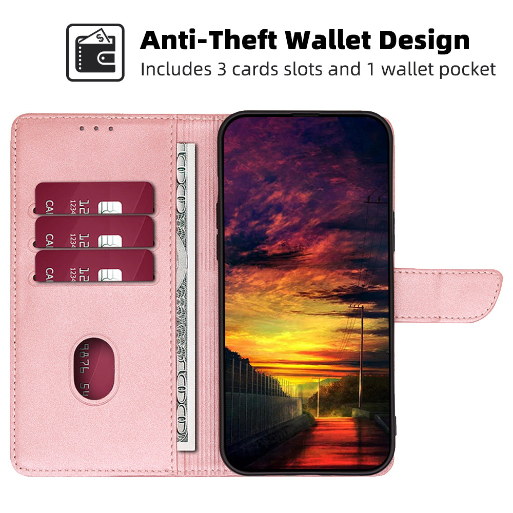 For Xiaomi 13 5G Anti-drop Calf Texture Magnetic Closure Cell Phone Case PU Leather Flip Wallet Stand Full Protection Phone Cover
