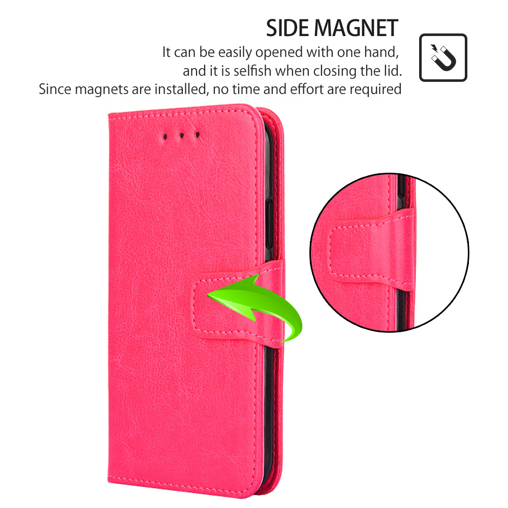 For Xiaomi 13 5G Textured Leather Anti-drop Cell Phone Cover Anti-scratch Phone Case Stand Wallet