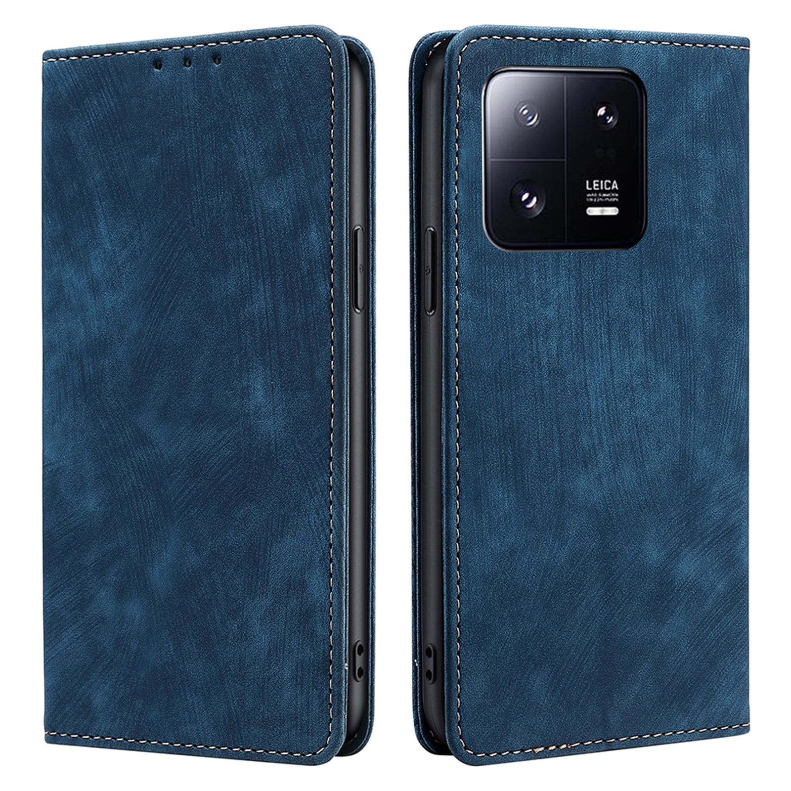 For Xiaomi 13 Pro 5G Supporting Stand Phone Flip Cover RFID Blocking Wallet Shockproof PU Leather Magnetic Mobile Phone Case