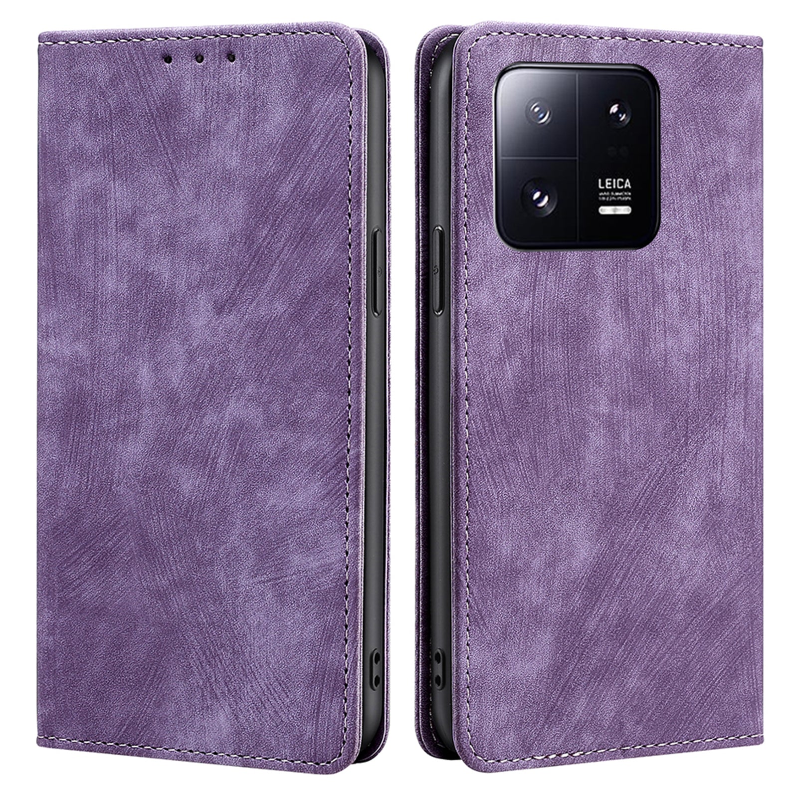 For Xiaomi 13 Pro 5G Supporting Stand Phone Flip Cover RFID Blocking Wallet Shockproof PU Leather Magnetic Mobile Phone Case