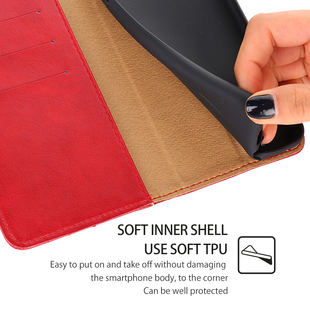 For Xiaomi 13 5G Triangle Stitching Line PU Leather Stand Phone Case Wallet Cell Phone Cover