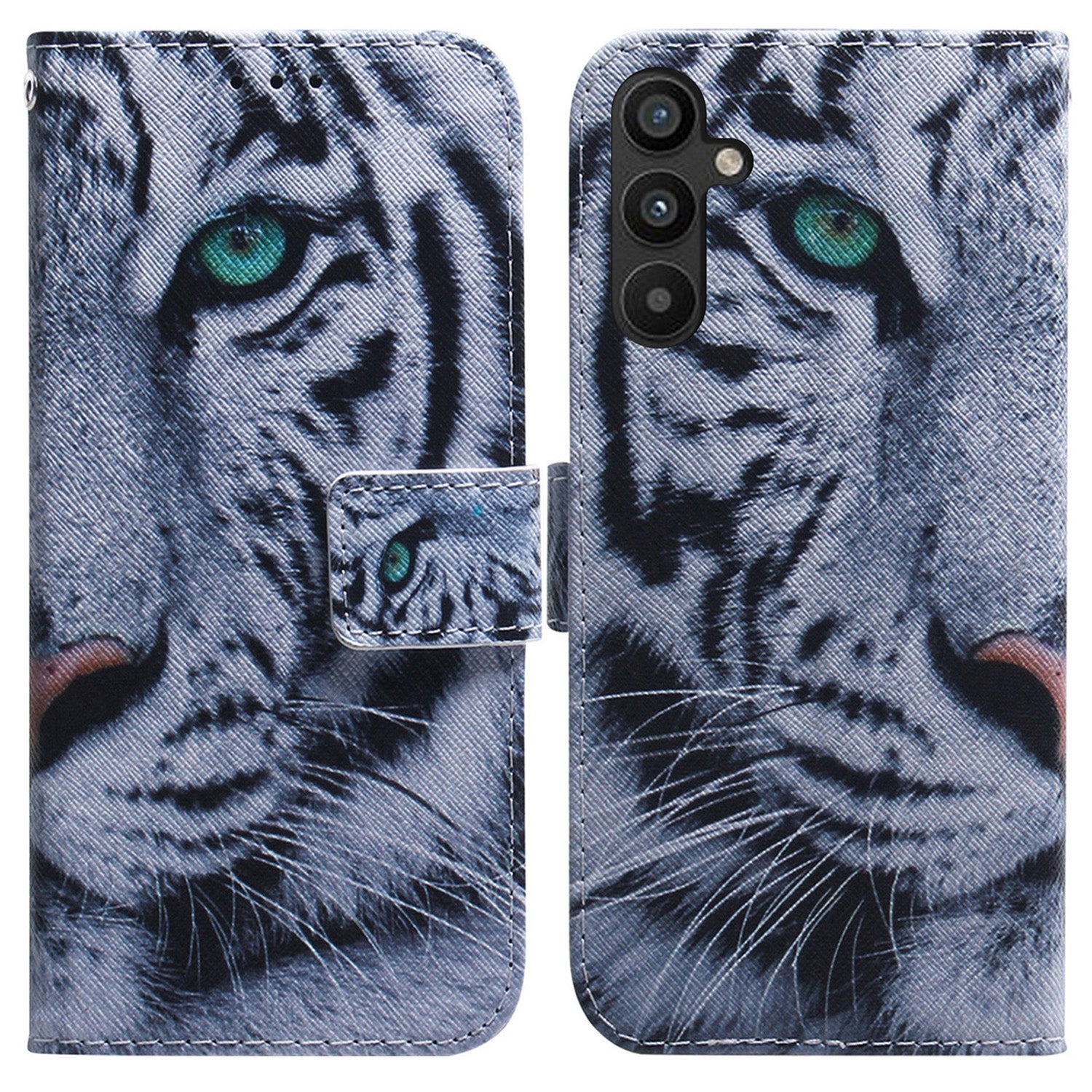 For Samsung Galaxy A34 5G Pattern Printing Phone Case Wallet Stand PU Leather Flip Cover