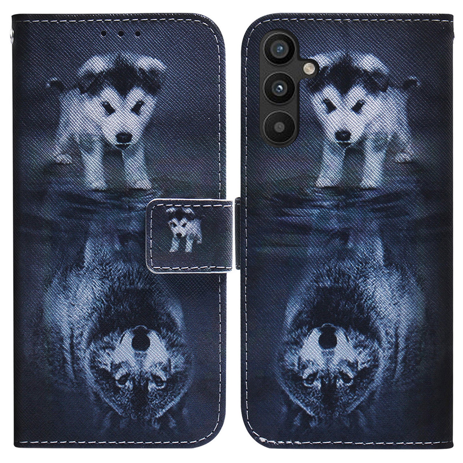 For Samsung Galaxy A34 5G Pattern Printing Phone Case Wallet Stand PU Leather Flip Cover