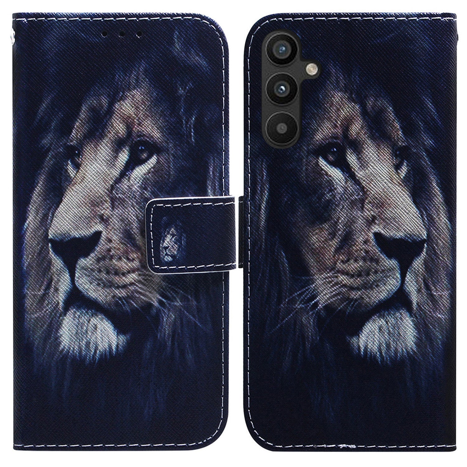 For Samsung Galaxy A34 5G Pattern Printing Phone Case Wallet Stand PU Leather Flip Cover