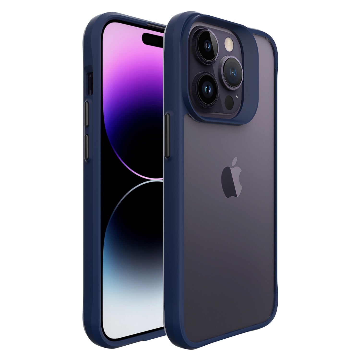 Combat X Mode For iPhone 14 Pro Max PC Back TPU Frame Hybrid Phone Case Clear Smartphone Cover