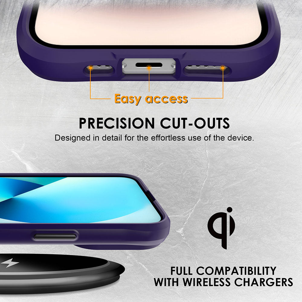 Combat X Mode For iPhone 14 Pro Max PC Back TPU Frame Hybrid Phone Case Clear Smartphone Cover