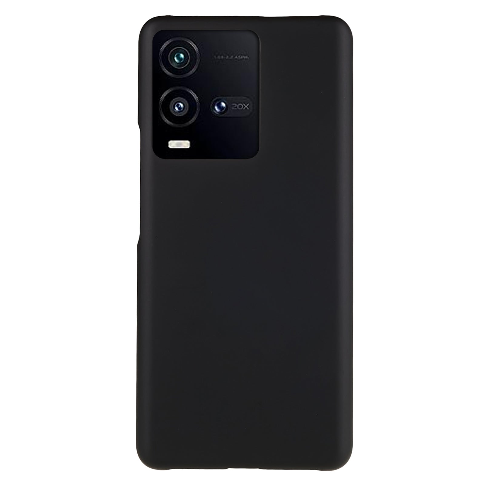 For vivo iQOO 10 5G Anti-Drop Plastic Cell Phone Cover Rubberized Glossy Phone Case Phone Back Protector