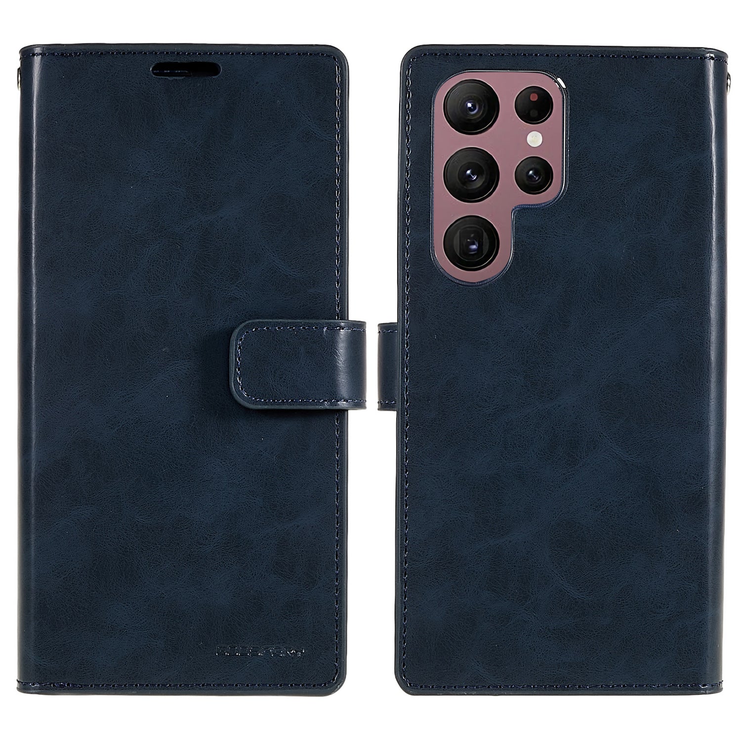 MERCURY GOOSPERY Mansoor Series for Samsung Galaxy S23 Ultra Cell Phone Case Anti-Drop Wallet Multiple Card Slots Leather Phone Cover
