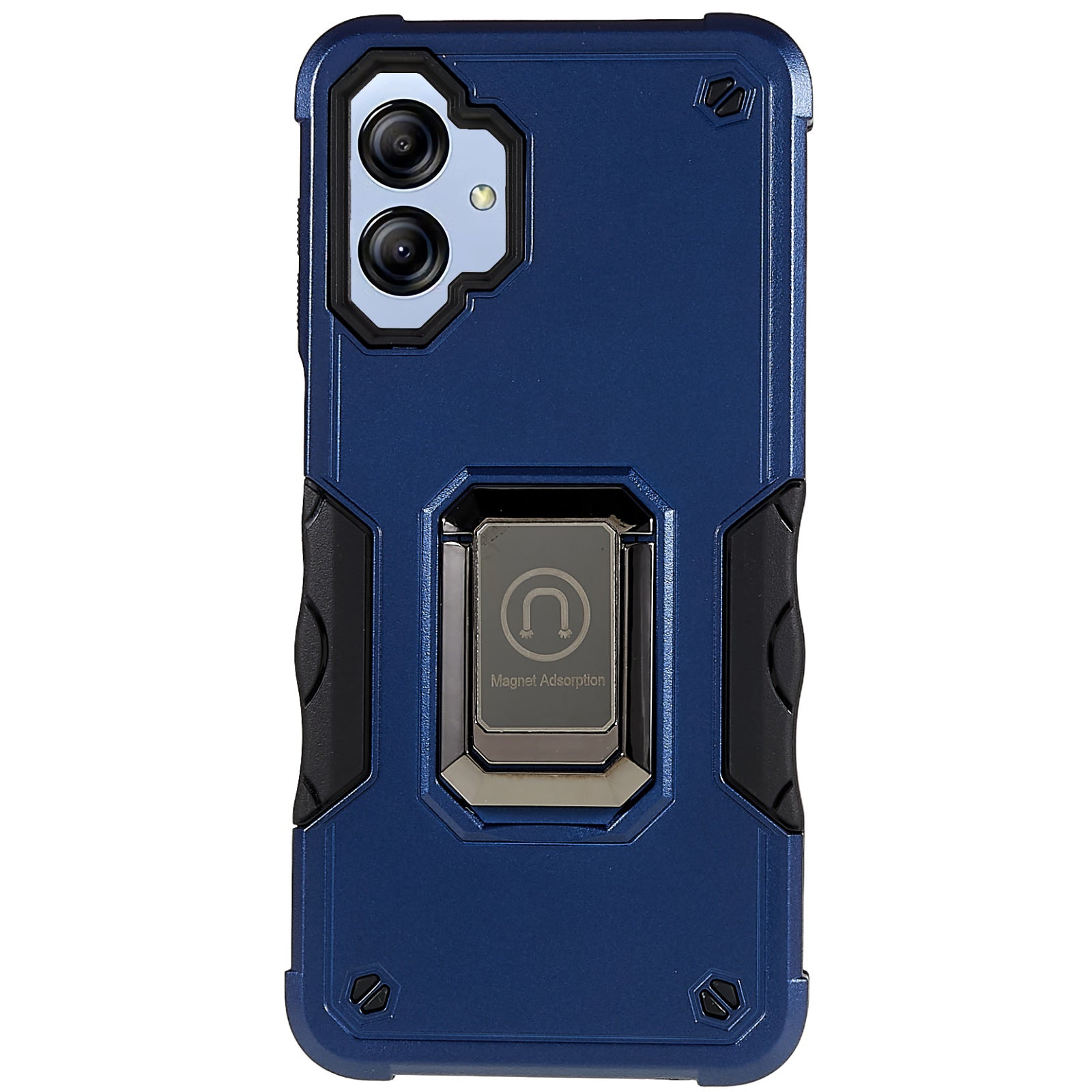 For Samsung Galaxy A04e 4G F04 4G M04 4G Non-slip Grip PC TPU Phone Case Ring Holder Kickstand Protective Cover