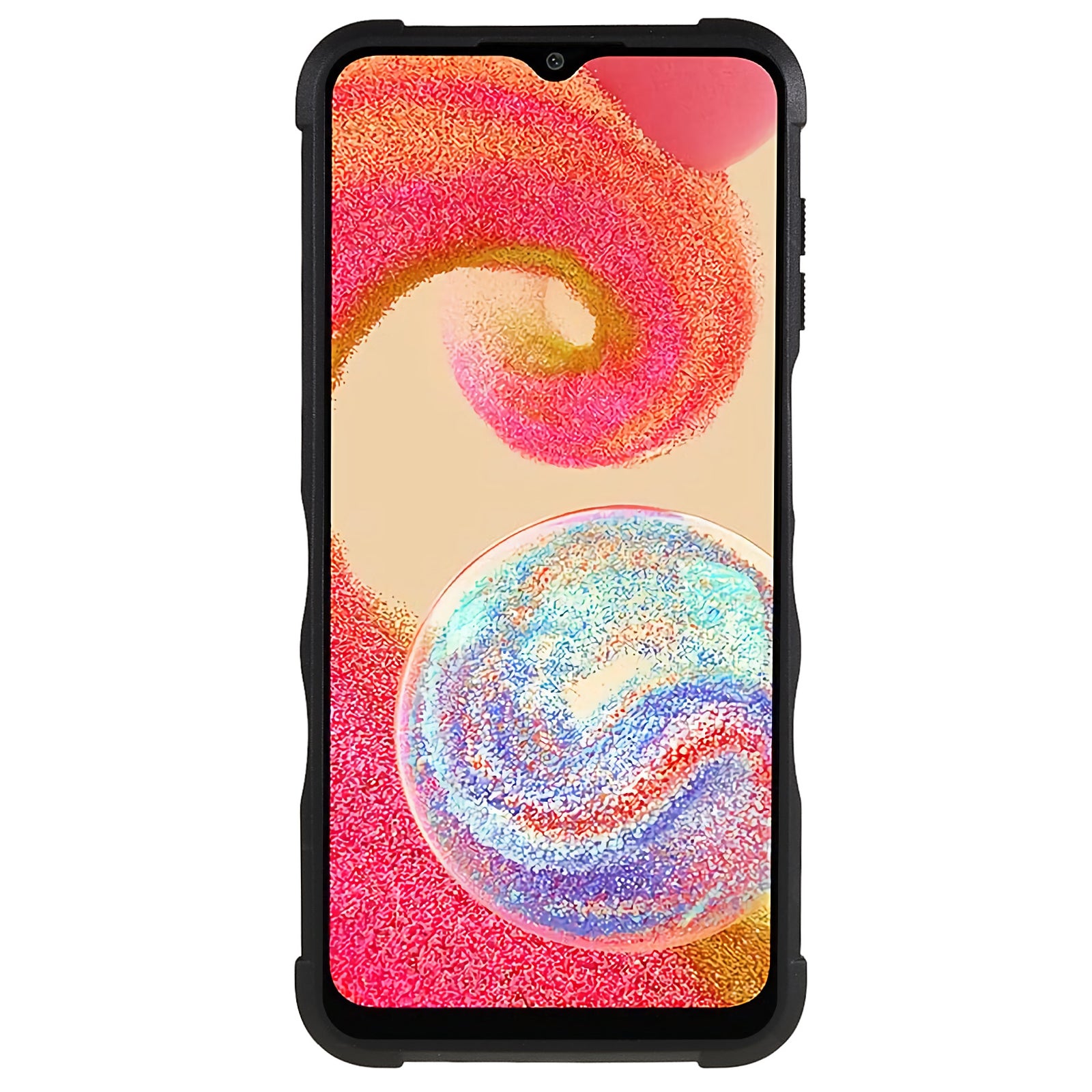 For Samsung Galaxy A04e 4G F04 4G M04 4G Non-slip Grip PC TPU Phone Case Ring Holder Kickstand Protective Cover