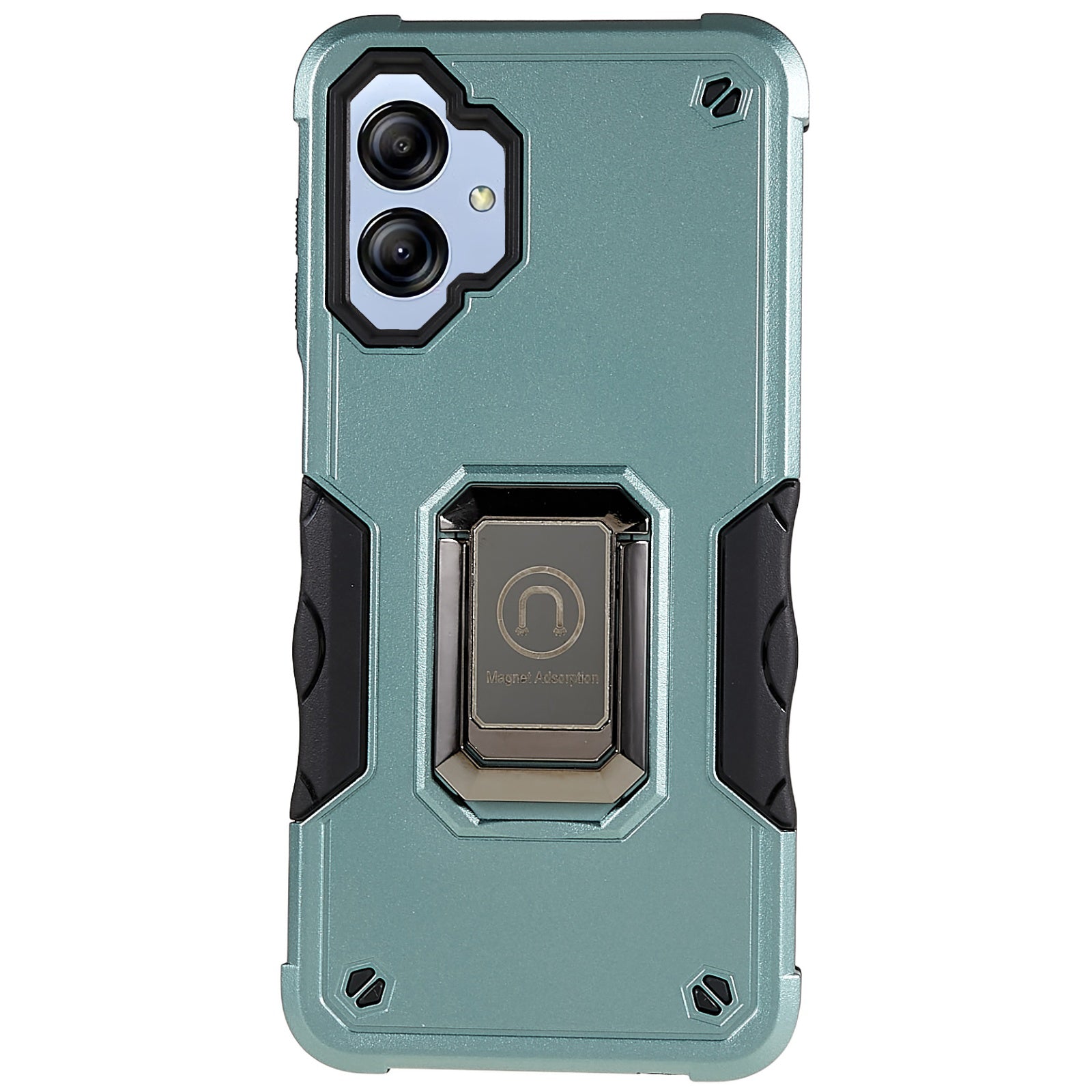 For Samsung Galaxy A04e 4G F04 4G M04 4G Non-slip Grip PC TPU Phone Case Ring Holder Kickstand Protective Cover