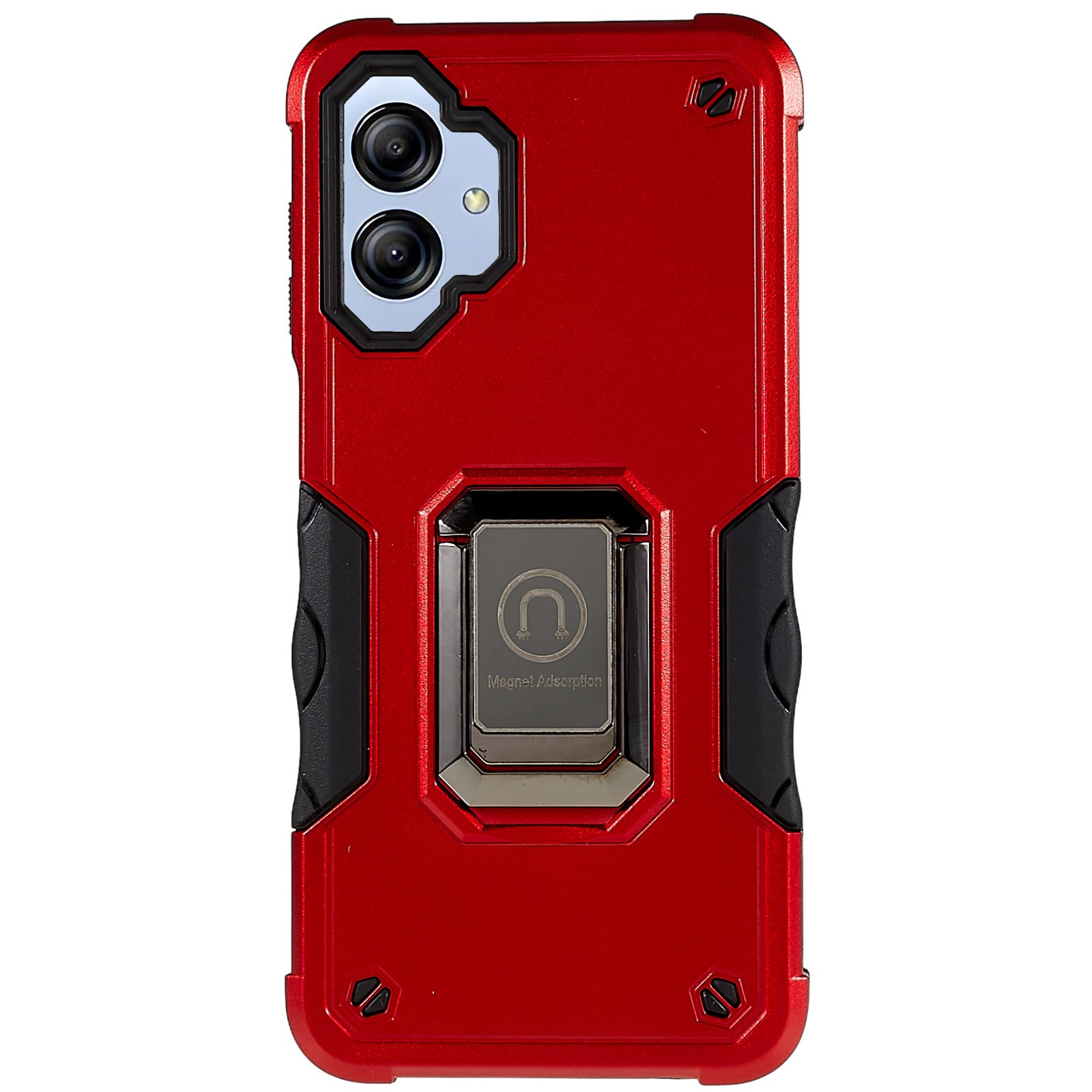 For Samsung Galaxy A04e 4G F04 4G M04 4G Non-slip Grip PC TPU Phone Case Ring Holder Kickstand Protective Cover