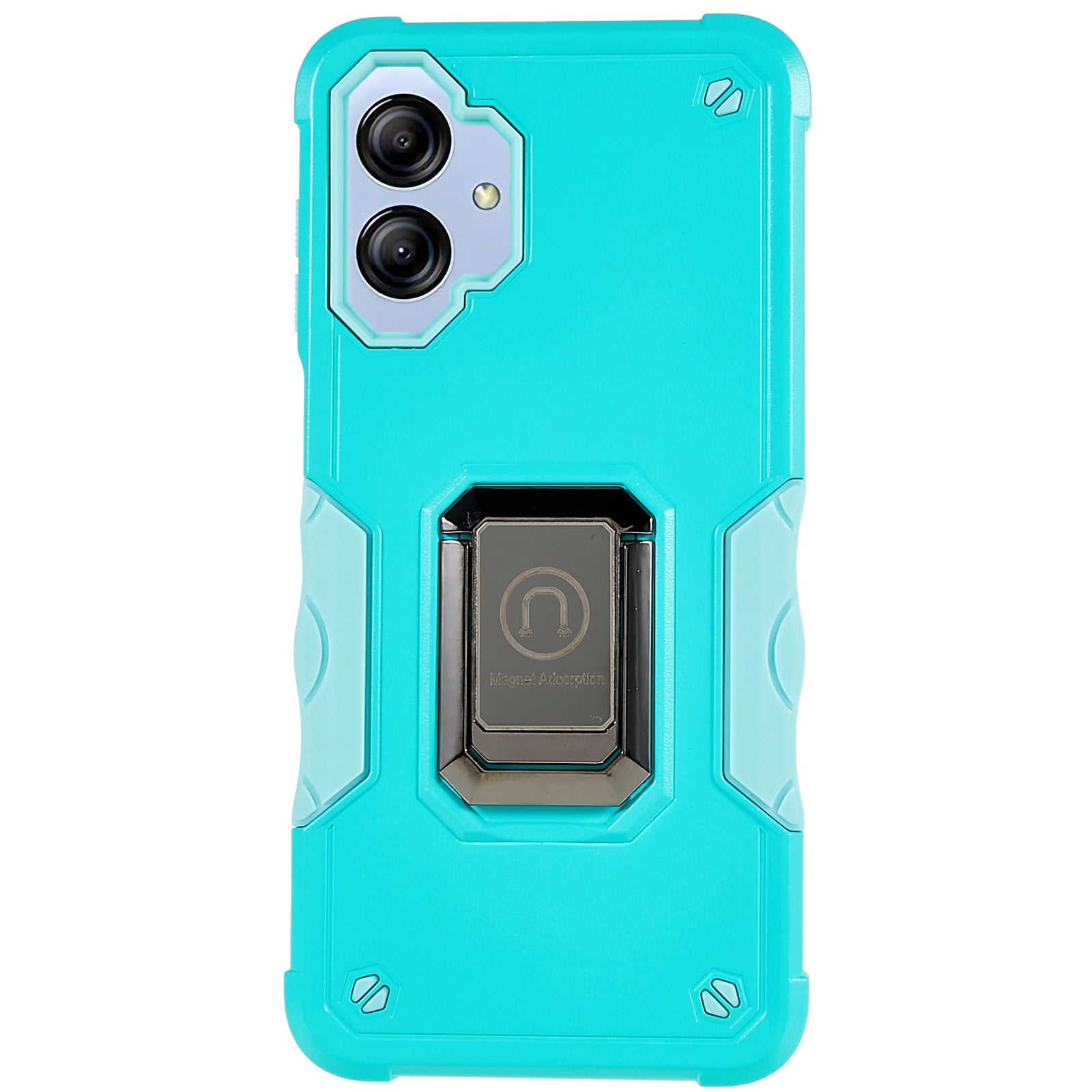 For Samsung Galaxy A04e 4G F04 4G M04 4G Non-slip Grip PC TPU Phone Case Ring Holder Kickstand Protective Cover