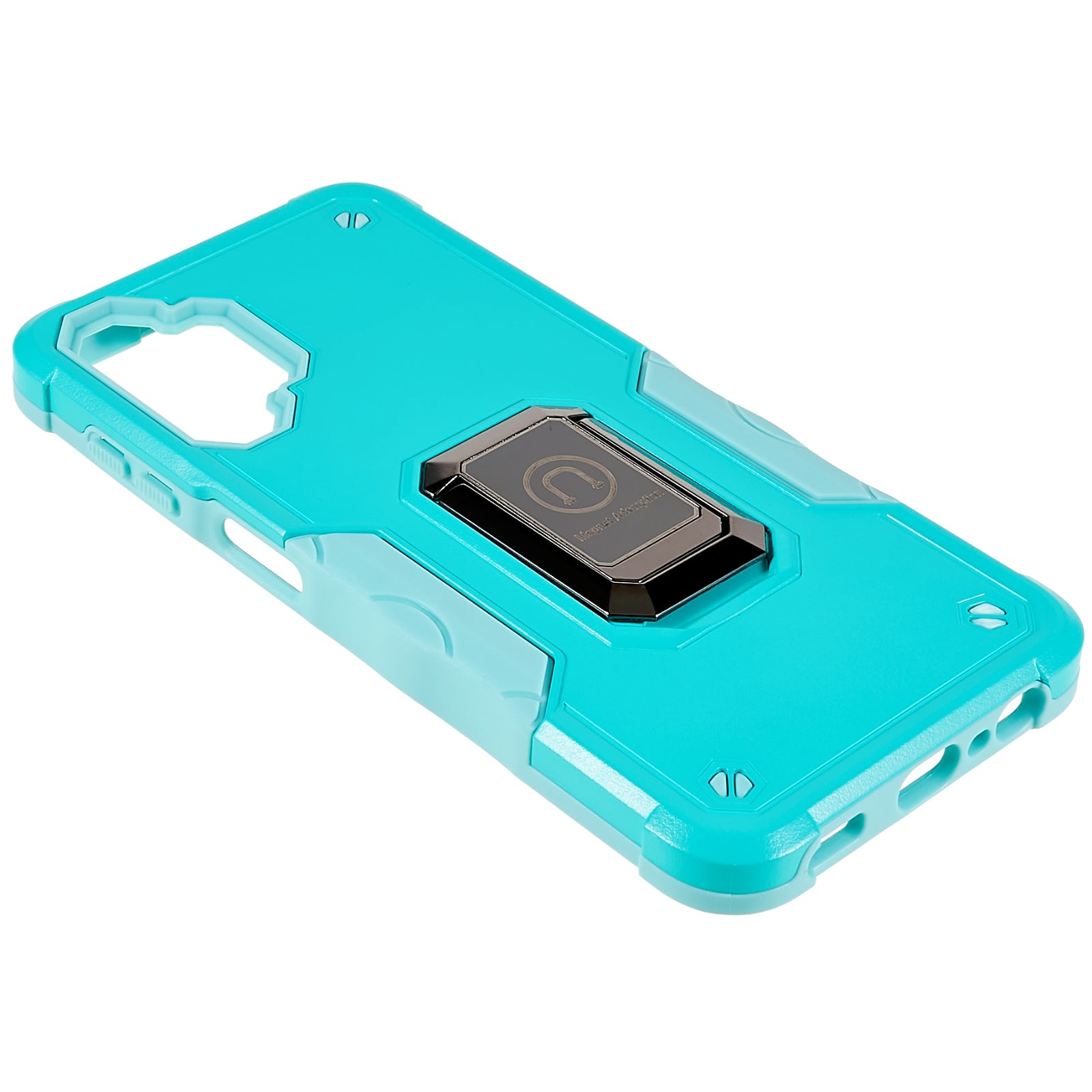 For Samsung Galaxy A04e 4G F04 4G M04 4G Non-slip Grip PC TPU Phone Case Ring Holder Kickstand Protective Cover
