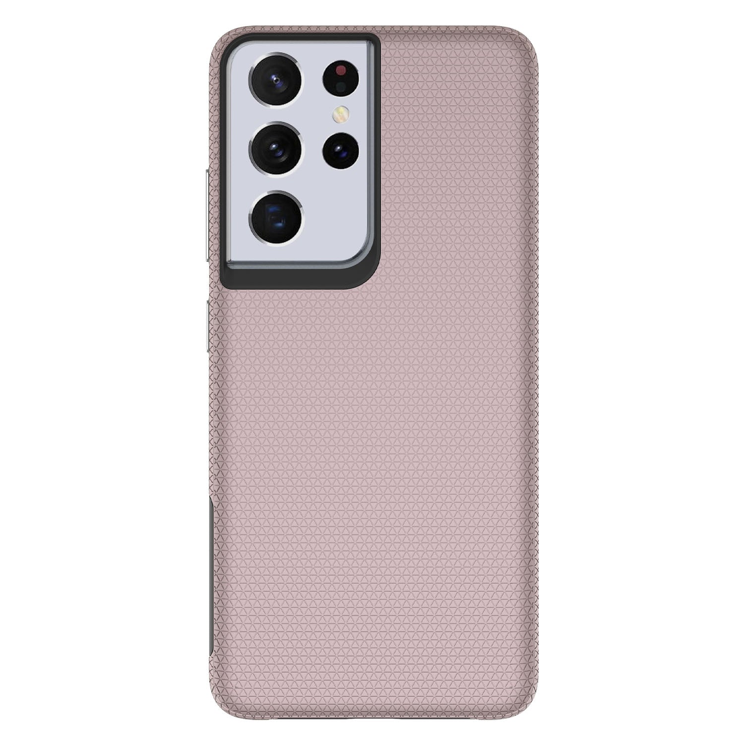 Shockproof Shell for Samsung Galaxy S21 Ultra 5G Triangle Military Grade Drop-proof TPU PC Hybrid Case Back Cover