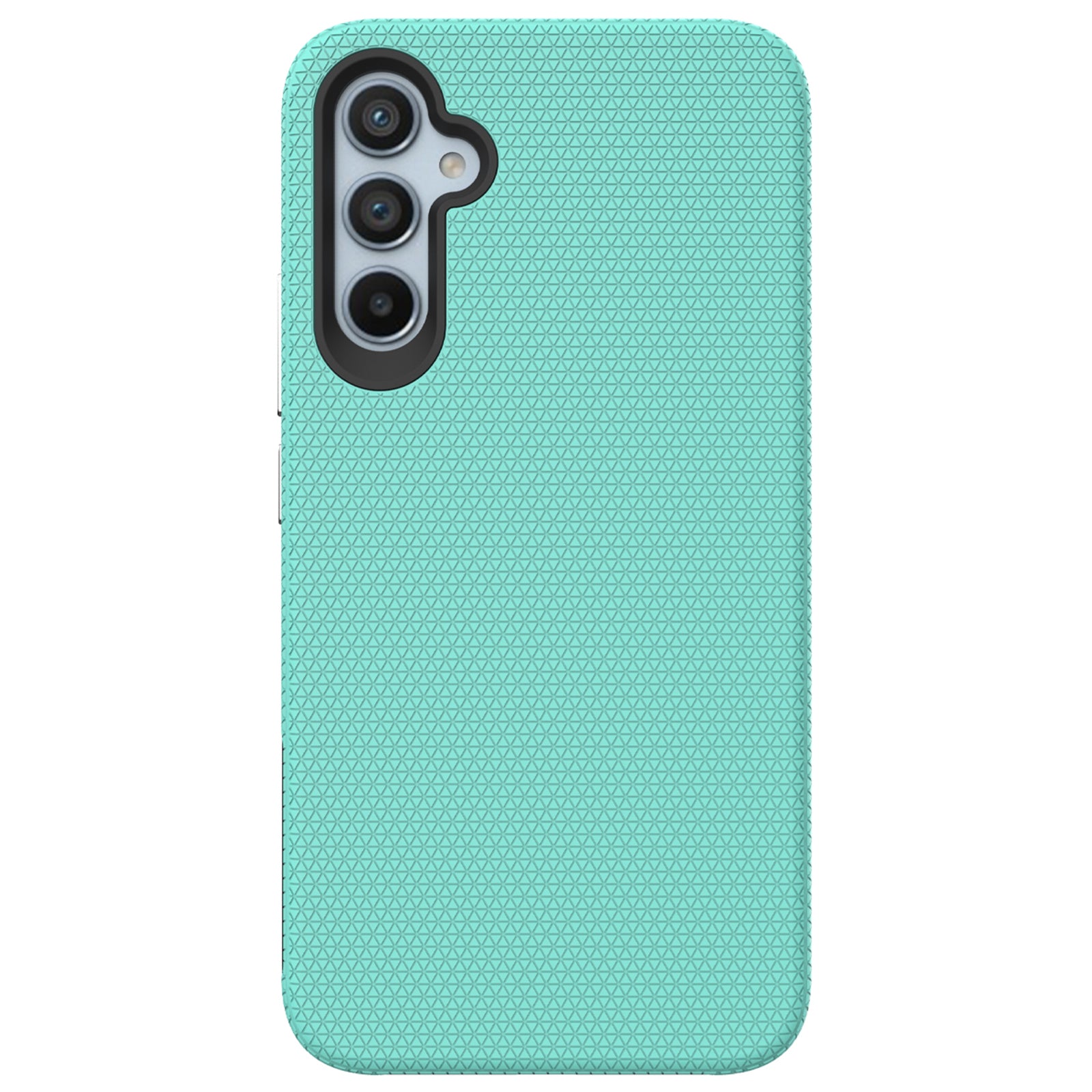 For Samsung Galaxy A34 5G TPU PC Hybrid Case Protective Shell Triangle Military Grade Drop-proof Back Cover