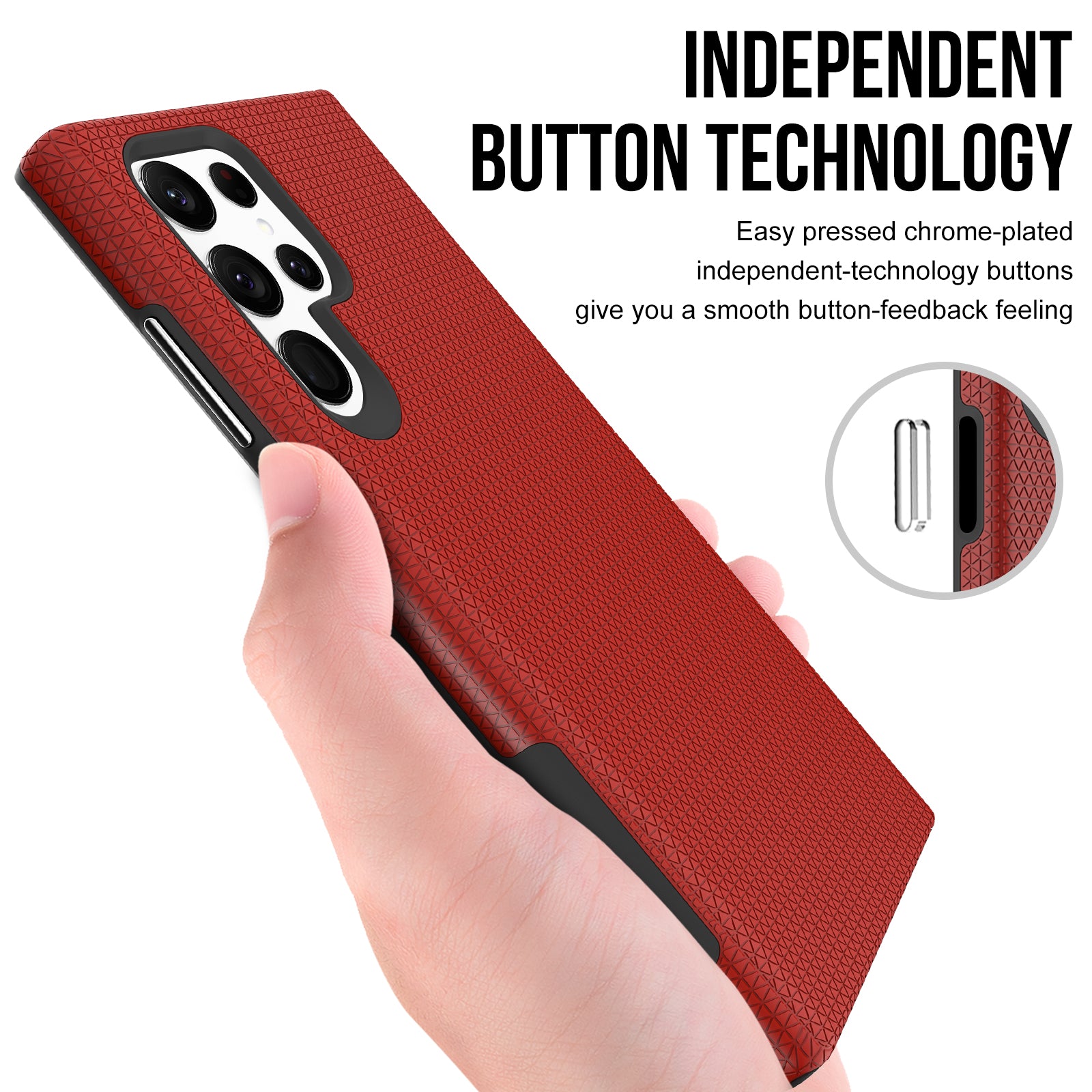 Pro Samsung Galaxy S22 Ultra 5G TPU hybridní čtyřrohový kryt telefonu proti pádu Ochranné pouzdro na smartphone