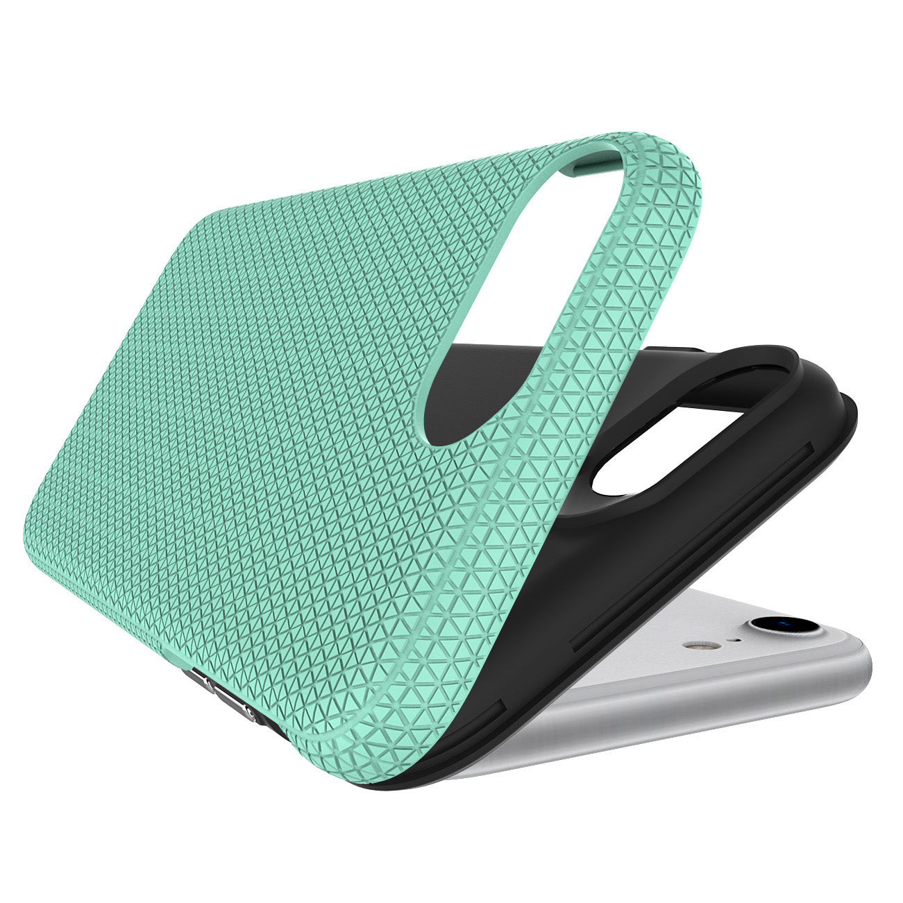 TPU PC Smartphone Case For iPhone 6 7 8 4.7-inch SE (2020) SE (2022) Four Corner Protection Anti-scratch Phone Back Cover