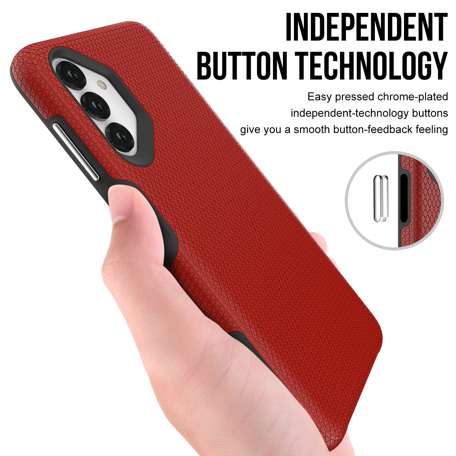 Pro Samsung Galaxy A13 4G 5G A04s 4G (164,7 x 76,7 x 9,1 mm) TPU PC hybridní pouzdro na telefon, vojenský zadní kryt odolný proti pádu