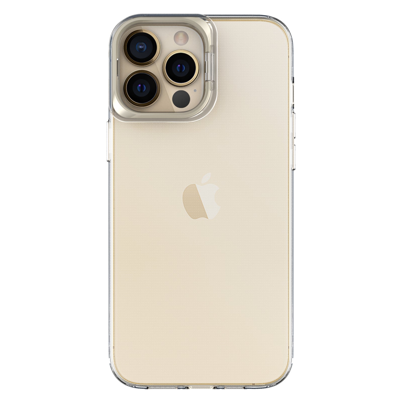 Apex Capsule Series for iPhone 12 Pro Max 6.7 inch 13 Pro Max 6.7 inch Drop-Proof TPU Phone Case Anti-Yellowing Shockproof Case with Lens Frame Kickstand