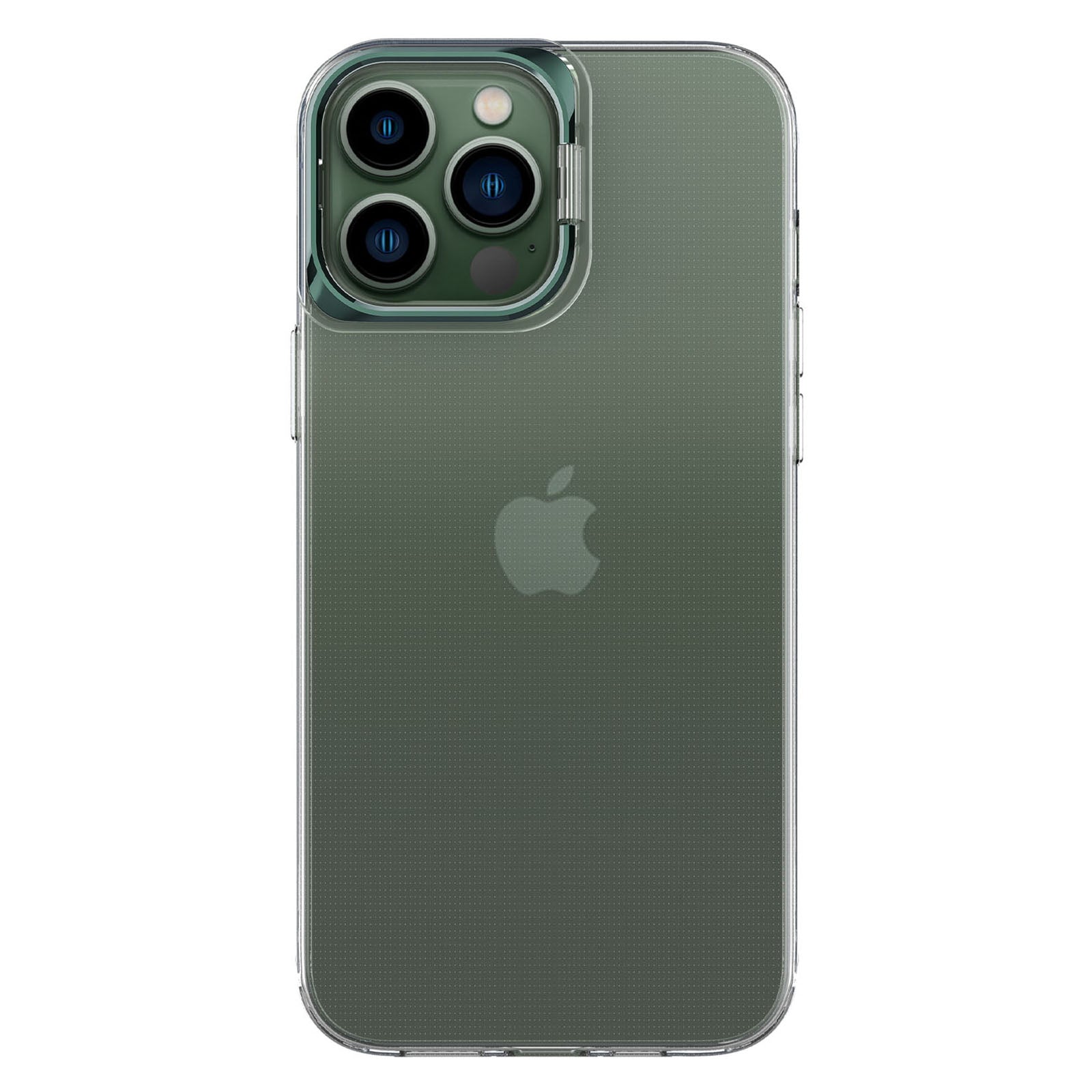 Apex Capsule Series for iPhone 12 Pro Max 6.7 inch 13 Pro Max 6.7 inch Drop-Proof TPU Phone Case Anti-Yellowing Shockproof Case with Lens Frame Kickstand