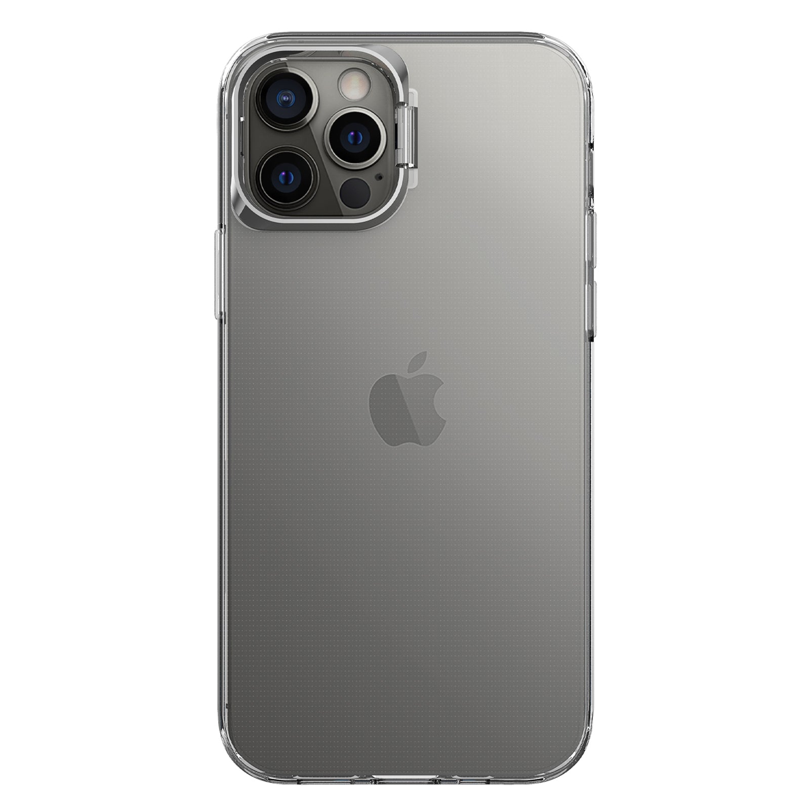 Apex Capsule Series for iPhone 12 6.1 inch 12 Pro 6.1 inch Anti-Fall Protective Case Anti-Yellowing TPU Phone Case with Lens Frame Kickstand