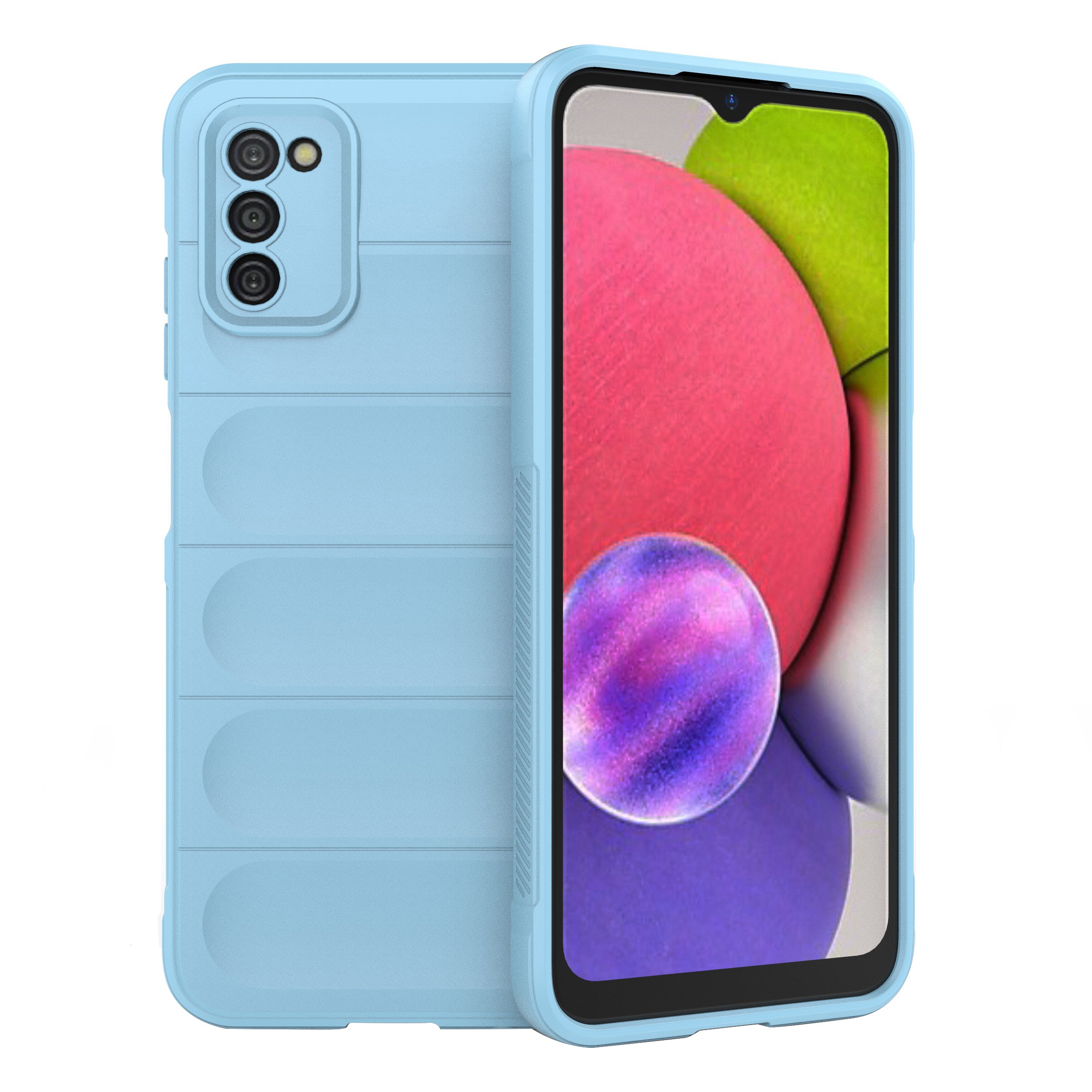 Pro Samsung Galaxy A03s (164,2 x 75,9 x 9,1 mm) flexibilní TPU pouzdro na telefon Robustní zadní kryt odolný proti poškrábání