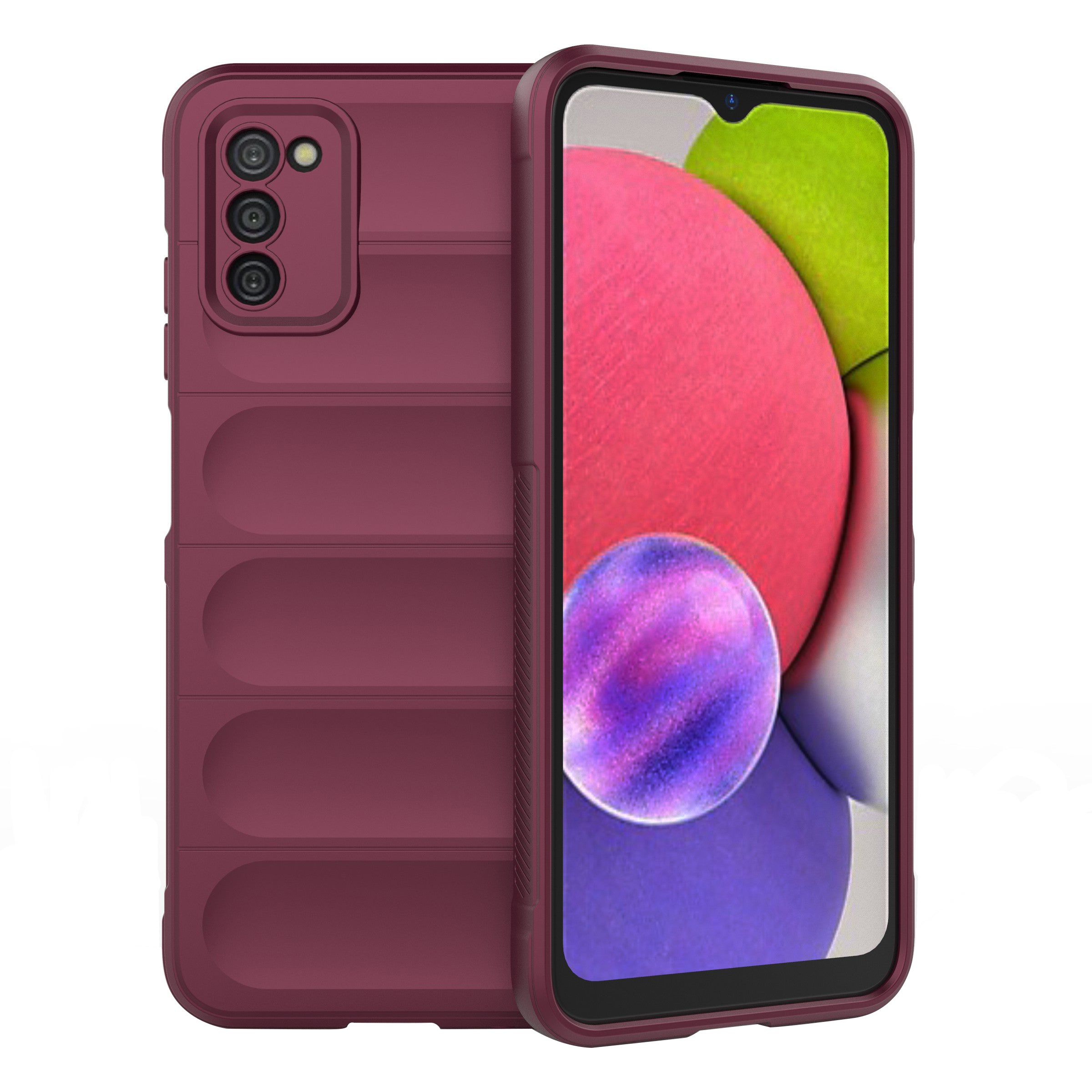 Pro Samsung Galaxy A03s (164,2 x 75,9 x 9,1 mm) flexibilní TPU pouzdro na telefon Robustní zadní kryt odolný proti poškrábání