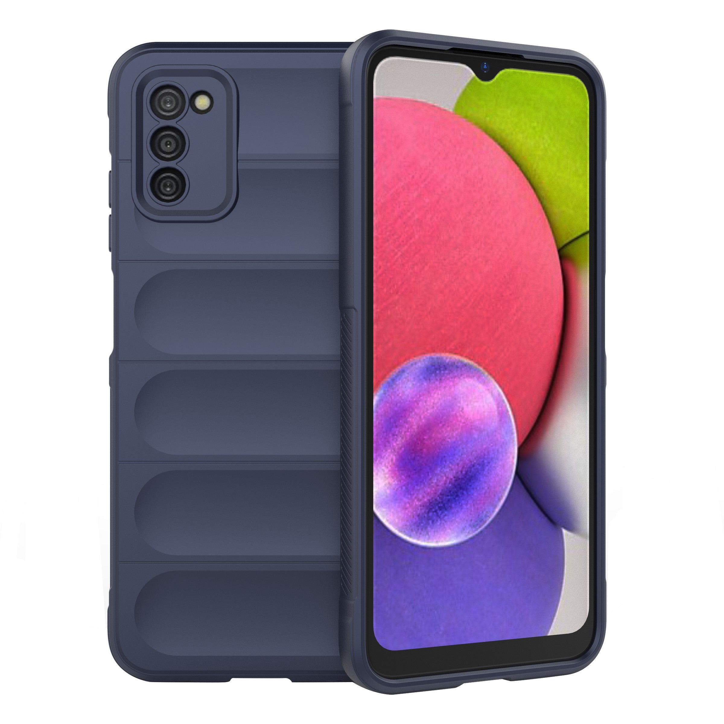 Pro Samsung Galaxy A03s (164,2 x 75,9 x 9,1 mm) flexibilní TPU pouzdro na telefon Robustní zadní kryt odolný proti poškrábání