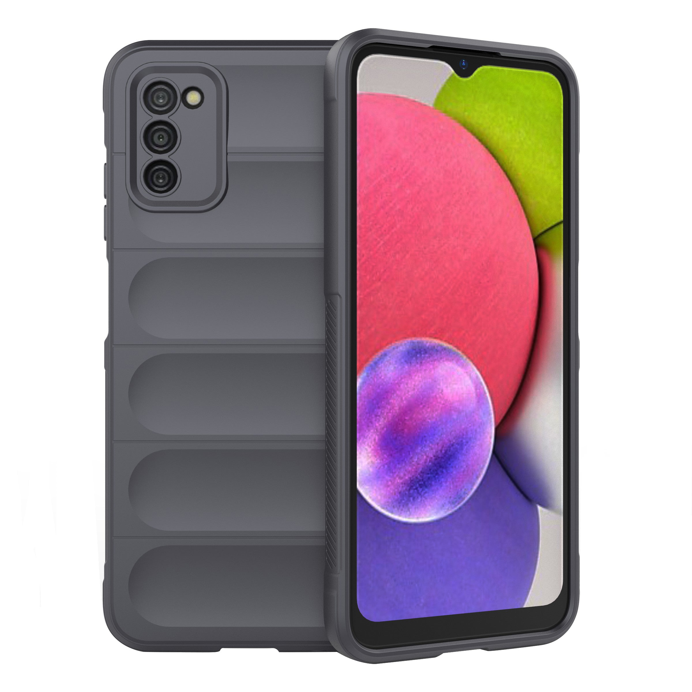 Pro Samsung Galaxy A03s (164,2 x 75,9 x 9,1 mm) flexibilní TPU pouzdro na telefon Robustní zadní kryt odolný proti poškrábání