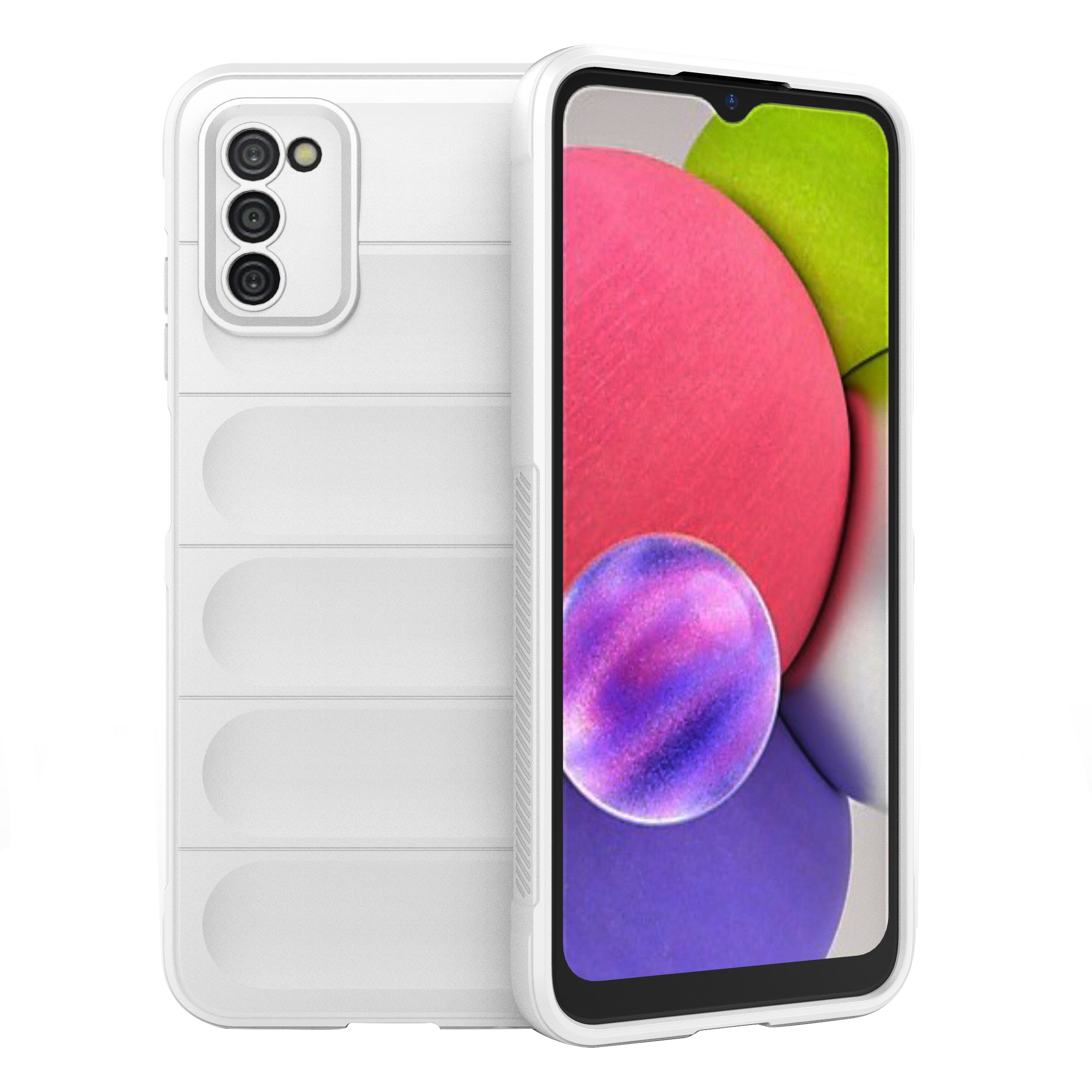 Pro Samsung Galaxy A03s (164,2 x 75,9 x 9,1 mm) flexibilní TPU pouzdro na telefon Robustní zadní kryt odolný proti poškrábání