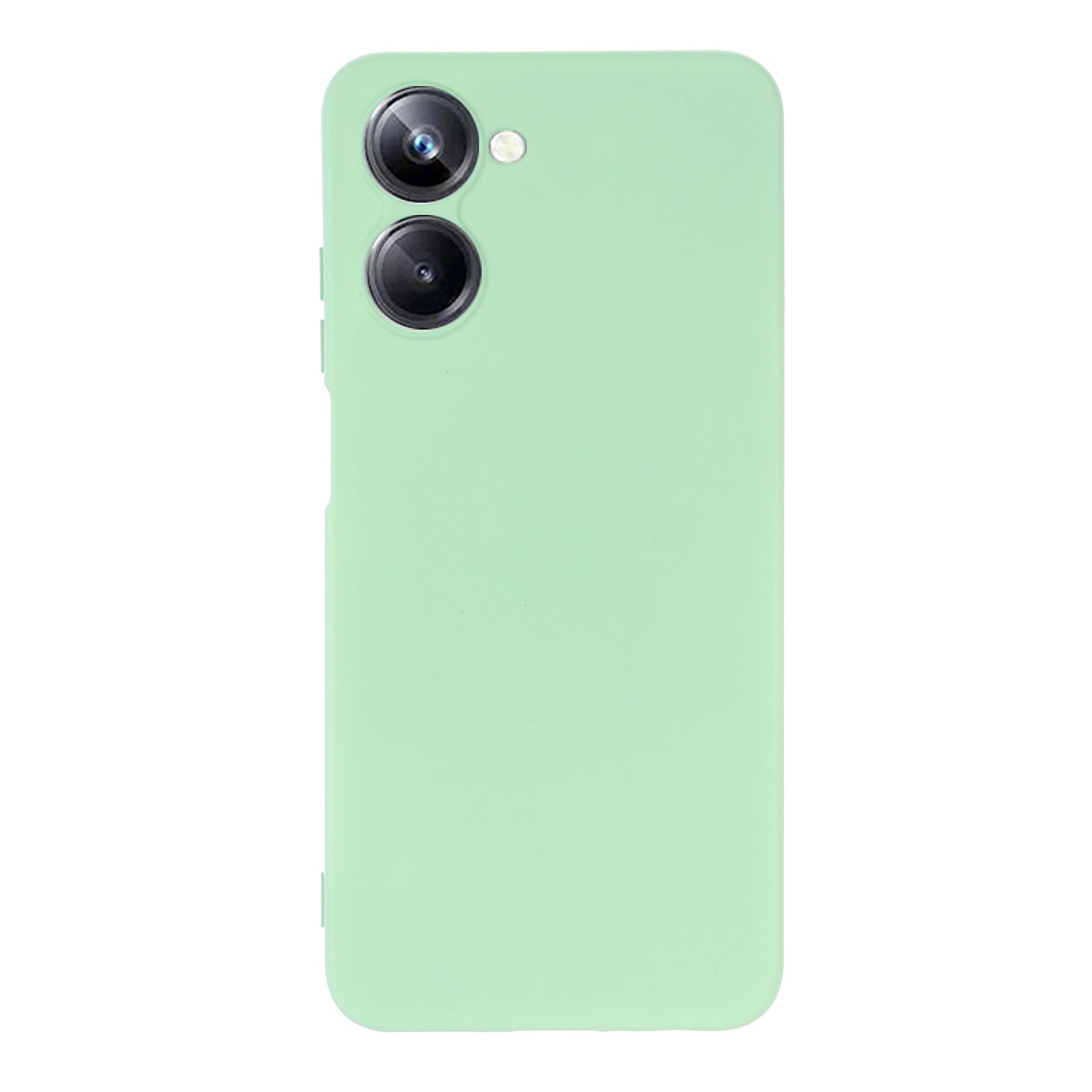 For Realme 10 4G Precise Cutout Phone Case Liquid Silicone Drop-proof Back Cover with Strap