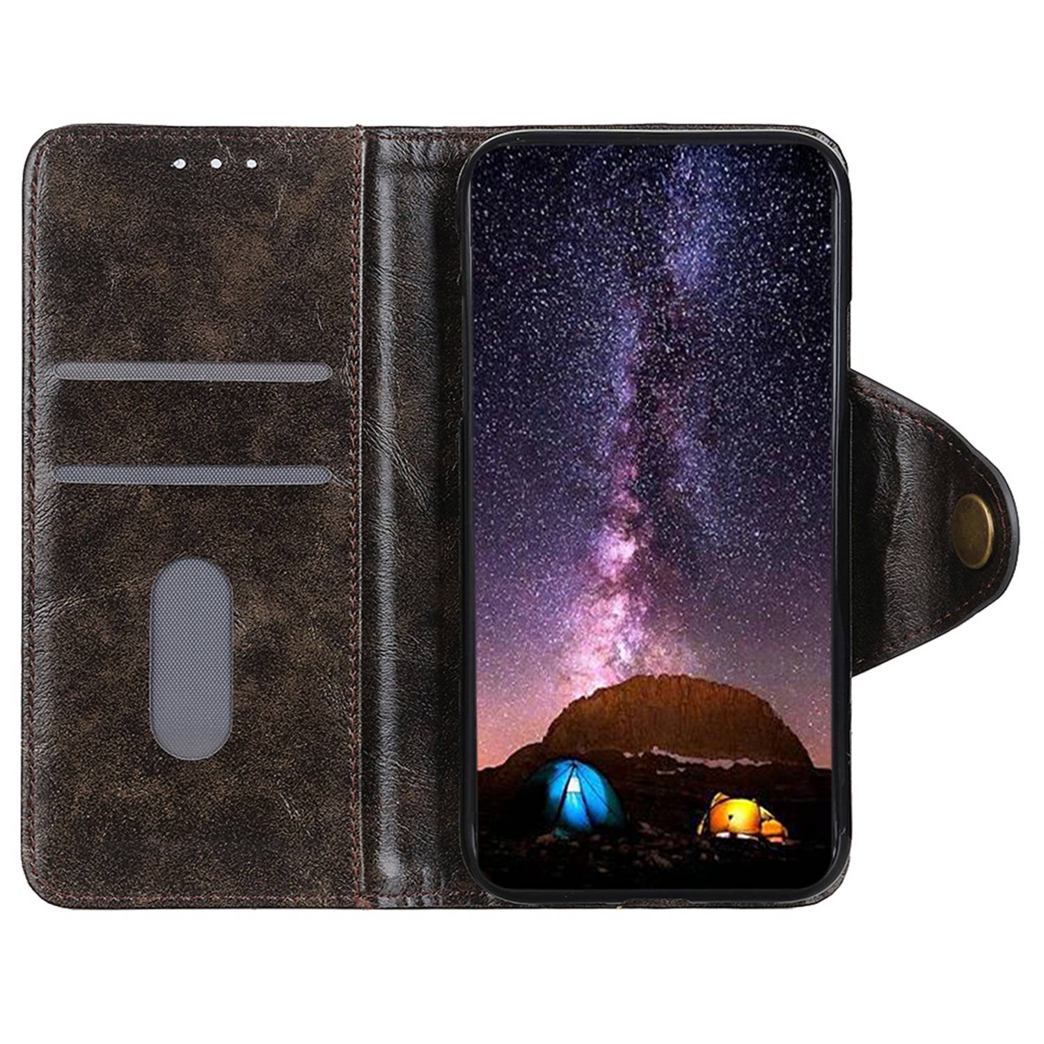 KHAZHEN Til Xiaomi 13 5G Magnetisk lås Stand Telefoncover Tekstureret PU læder Flip Wallet Stødsikker telefoncover