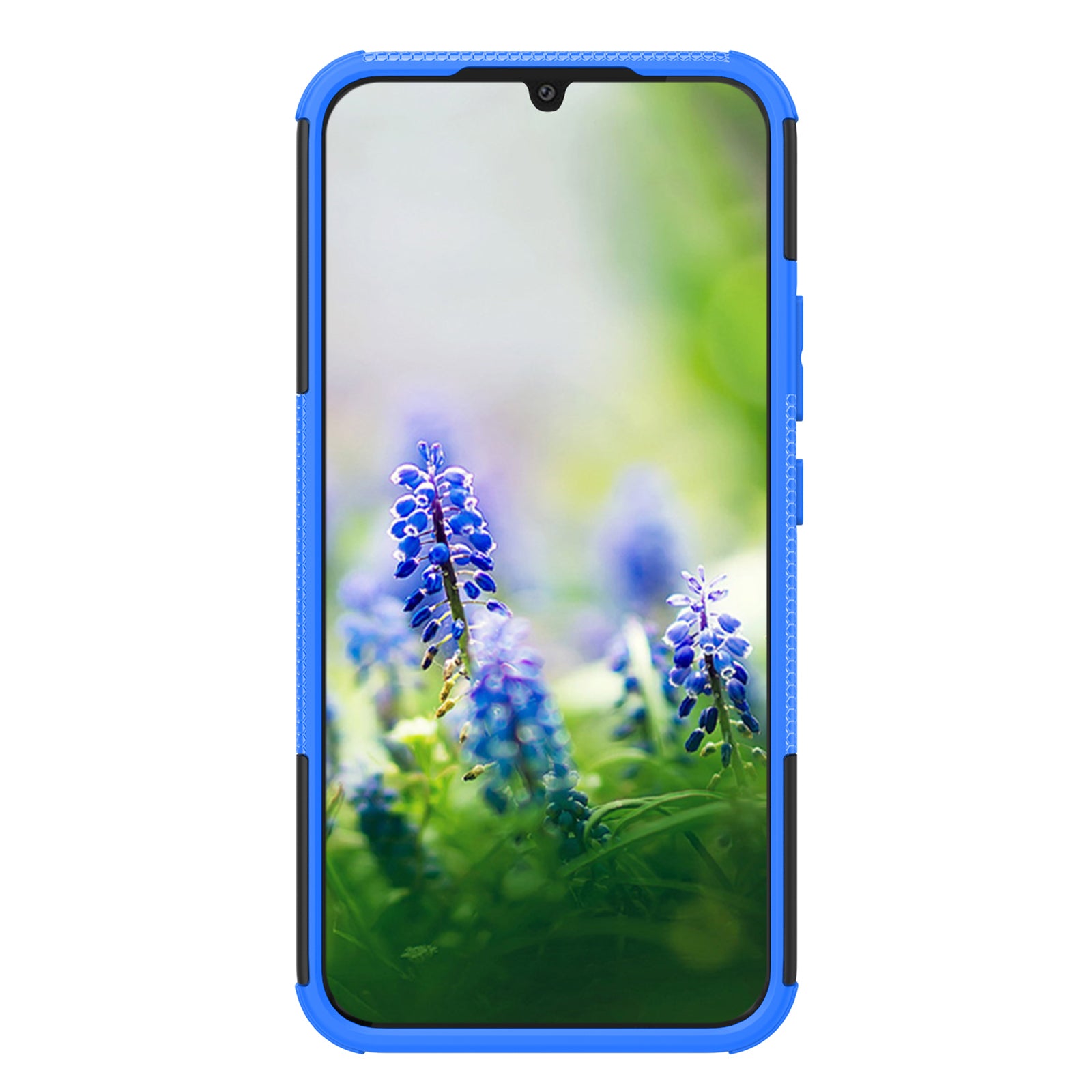 For Samsung Galaxy A34 5G Cool Tire Texture Soft TPU Hard PC Anti-drop Back Cover Kickstand Protective Phone Case