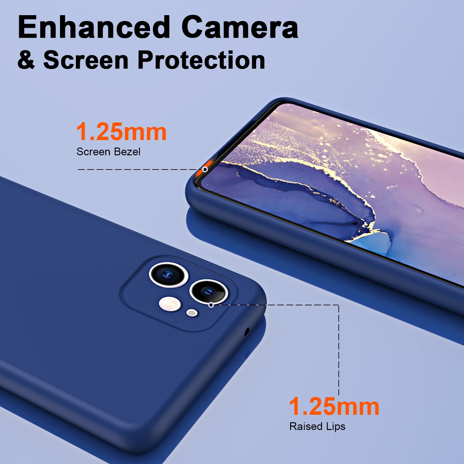 Non-slip Protective Phone Back Cover For iPhone 11 6.1 inch Rubberized Soft TPU 2.2mm Thickness Phone Case with Fiber Lining Cushion