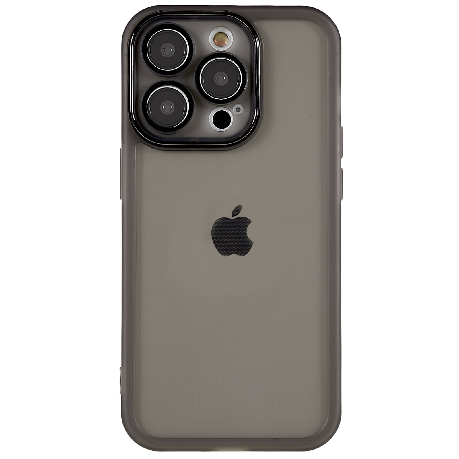 For iPhone 14 Pro Max Soft TPU Phone Case Electroplating Camera Lens Frame Anti-Scratch Defender Cover