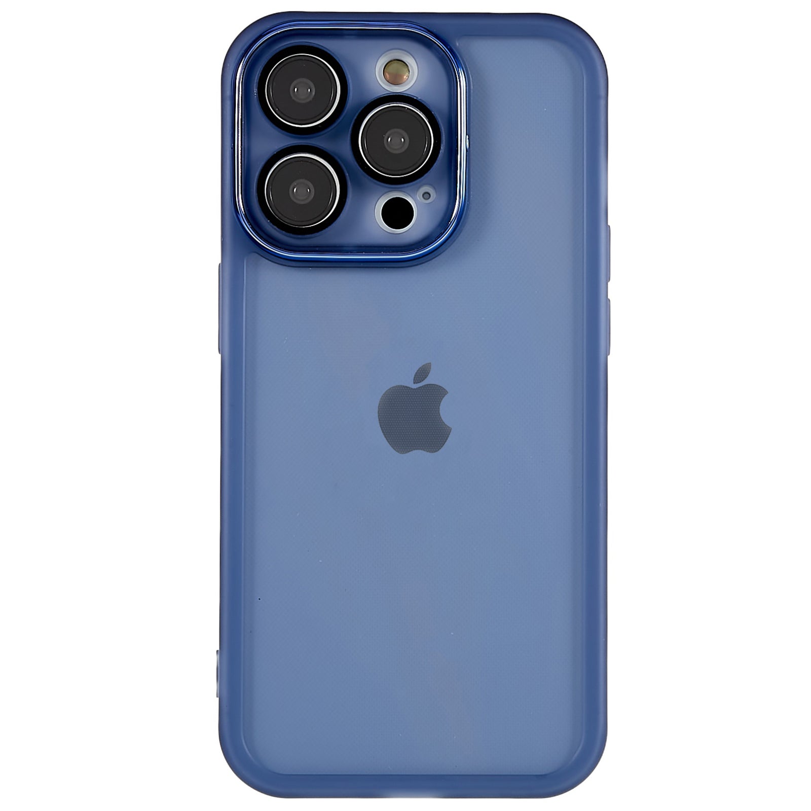 For iPhone 14 Pro Detachable Electroplating Camera Frame Phone Case Soft TPU Shock Absorption Back Cover
