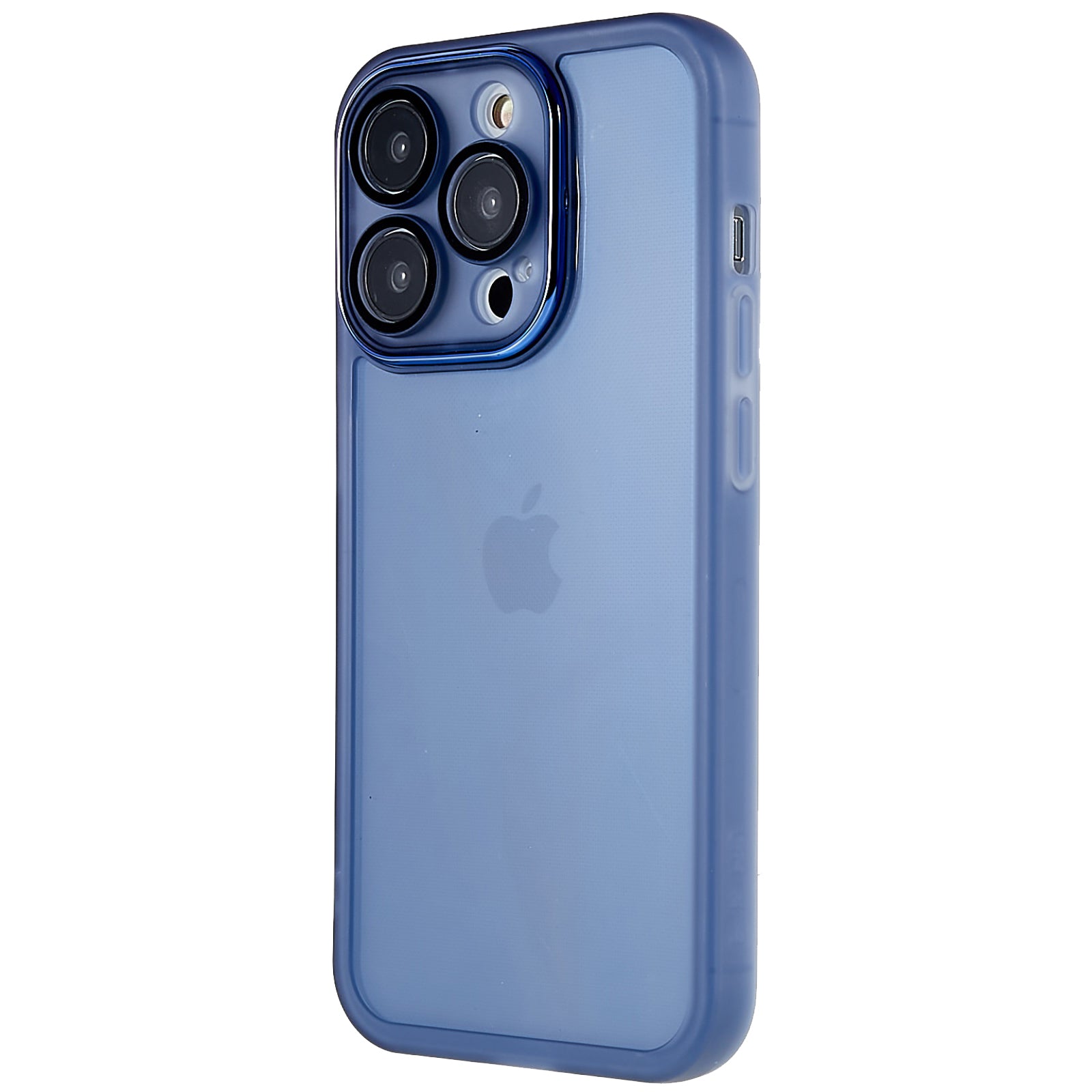 For iPhone 14 Pro Detachable Electroplating Camera Frame Phone Case Soft TPU Shock Absorption Back Cover