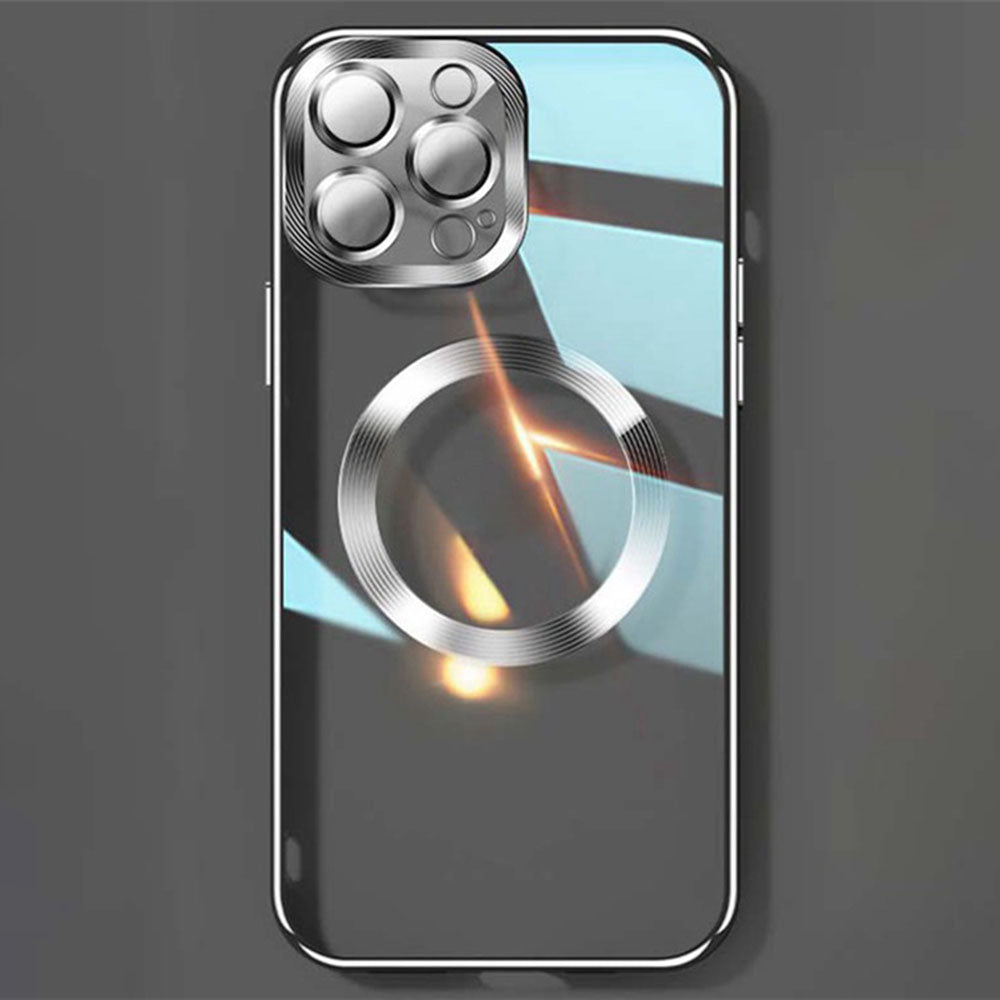YOOBAO Mobile Phone Case for iPhone 14 Pro Max Compatible with MagSafe Drop-proof Camera Protection Frame Clear Silicone Phone Cover