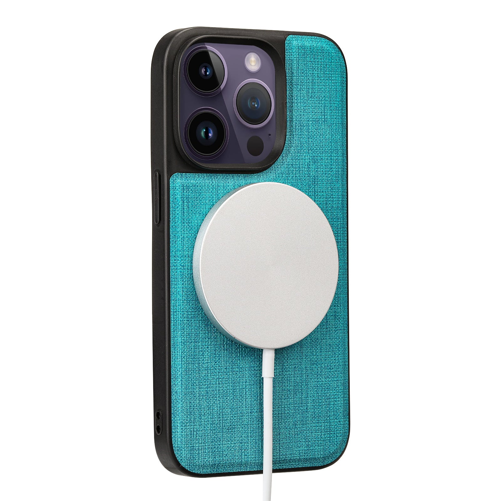 VILI T Series for iPhone 14 Pro Detachable 2-in-1 Drop-proof Phone Cover Magnetic Vertical Open Card Slot Phone Case with Strap